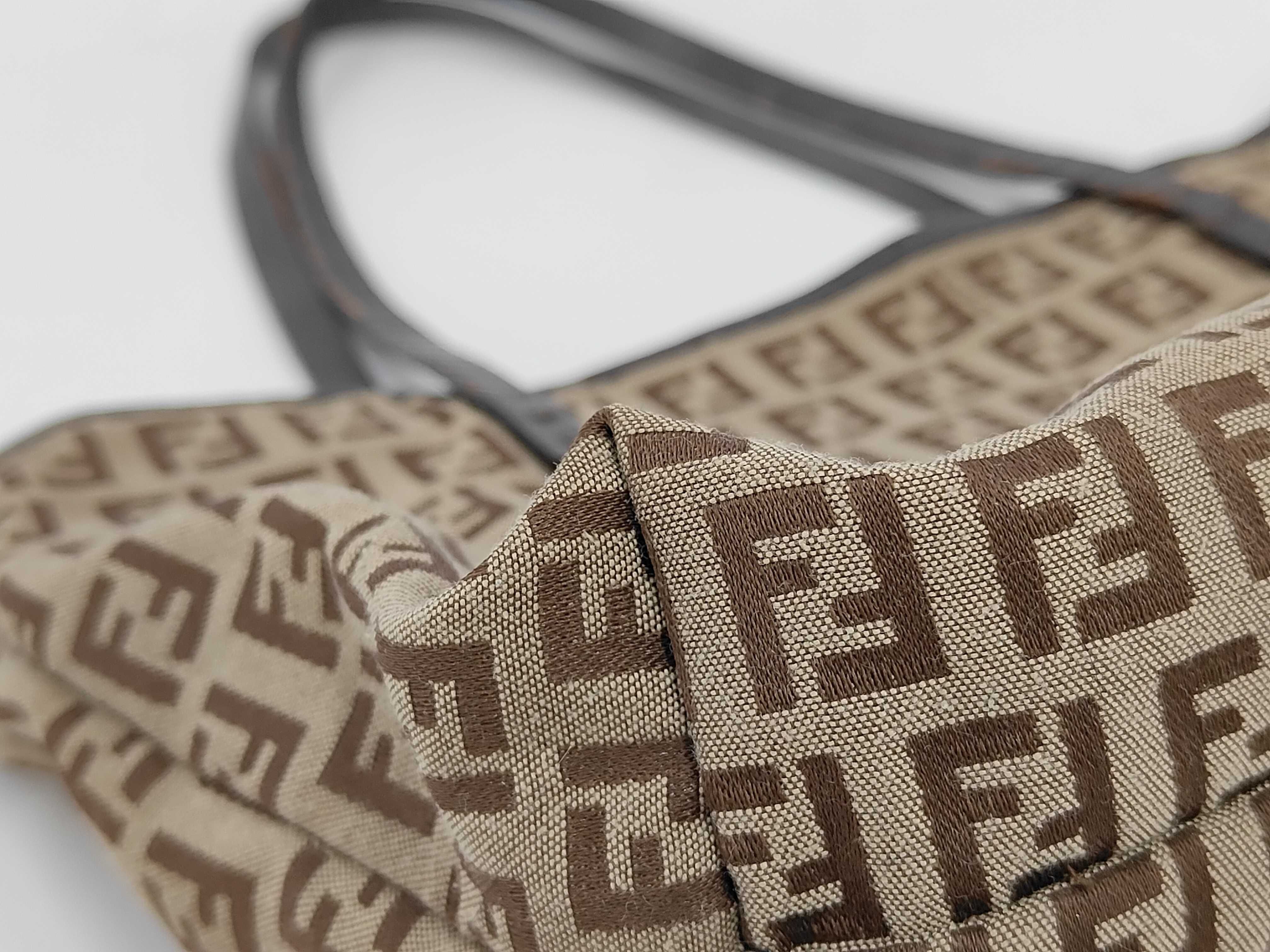 Zucca pattern logo handbag tote bag — view 6