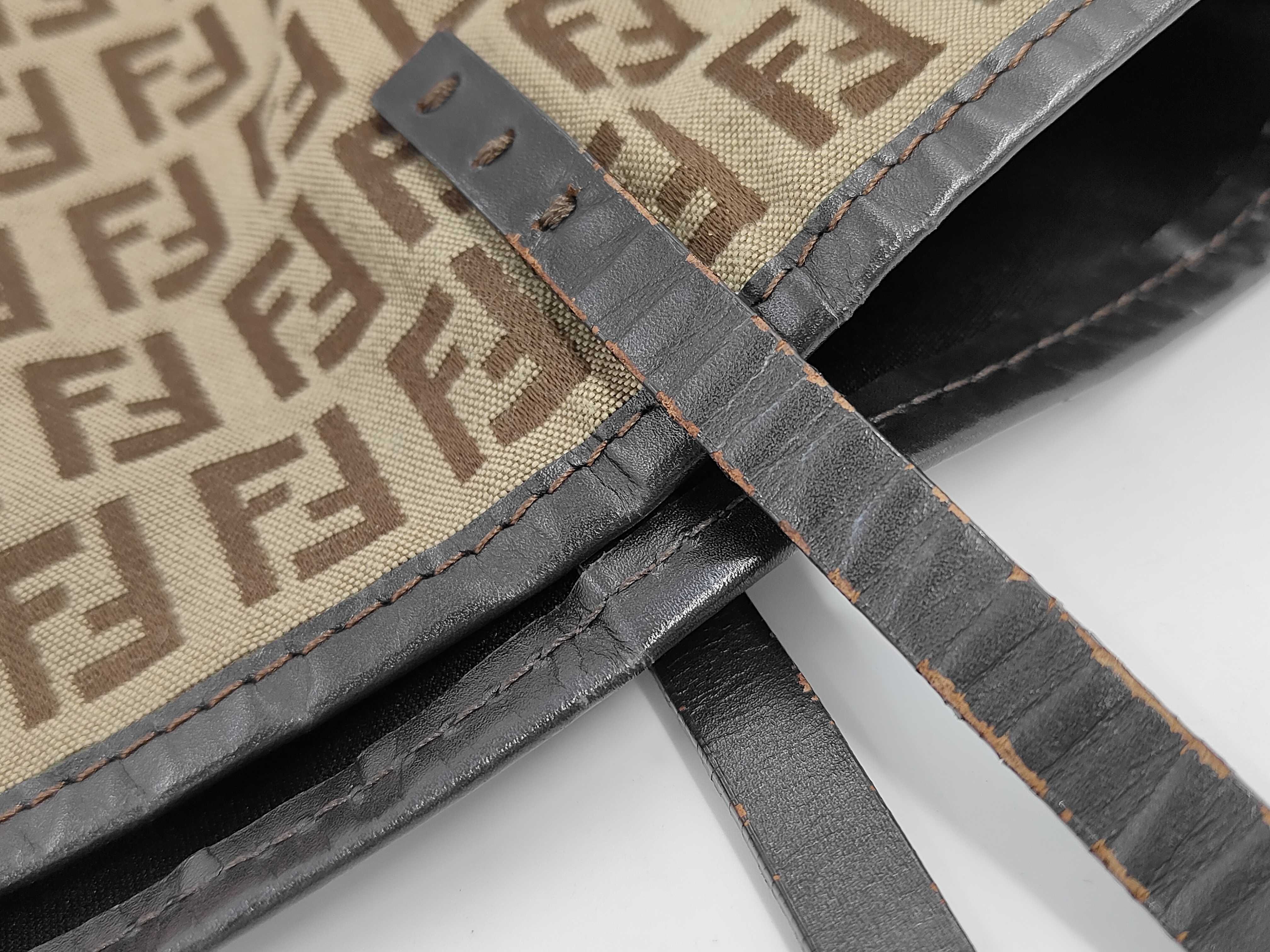 Zucca pattern logo handbag tote bag — view 10