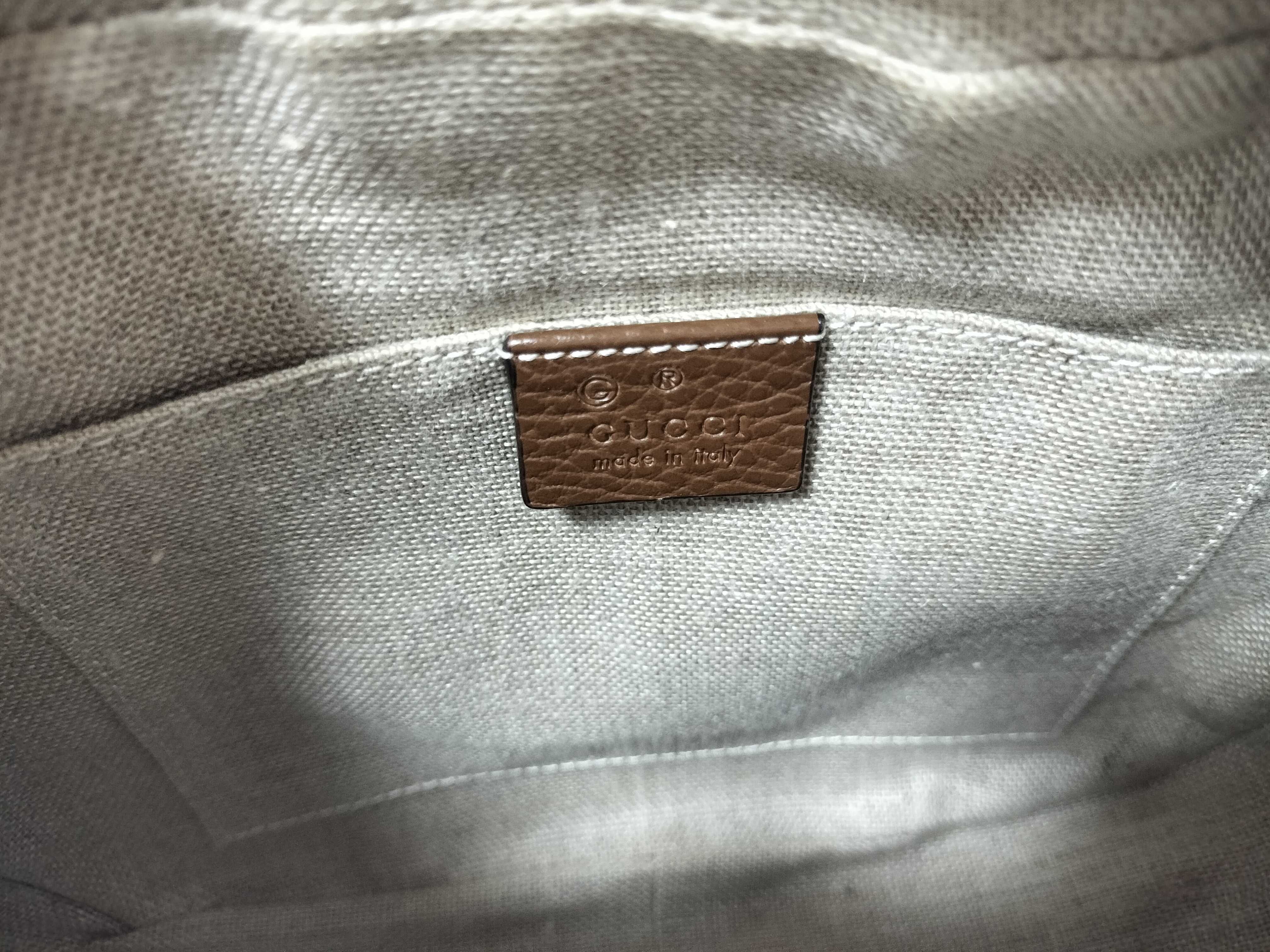 GG Canvas Shoulder Bag 449413・213317 — view 12