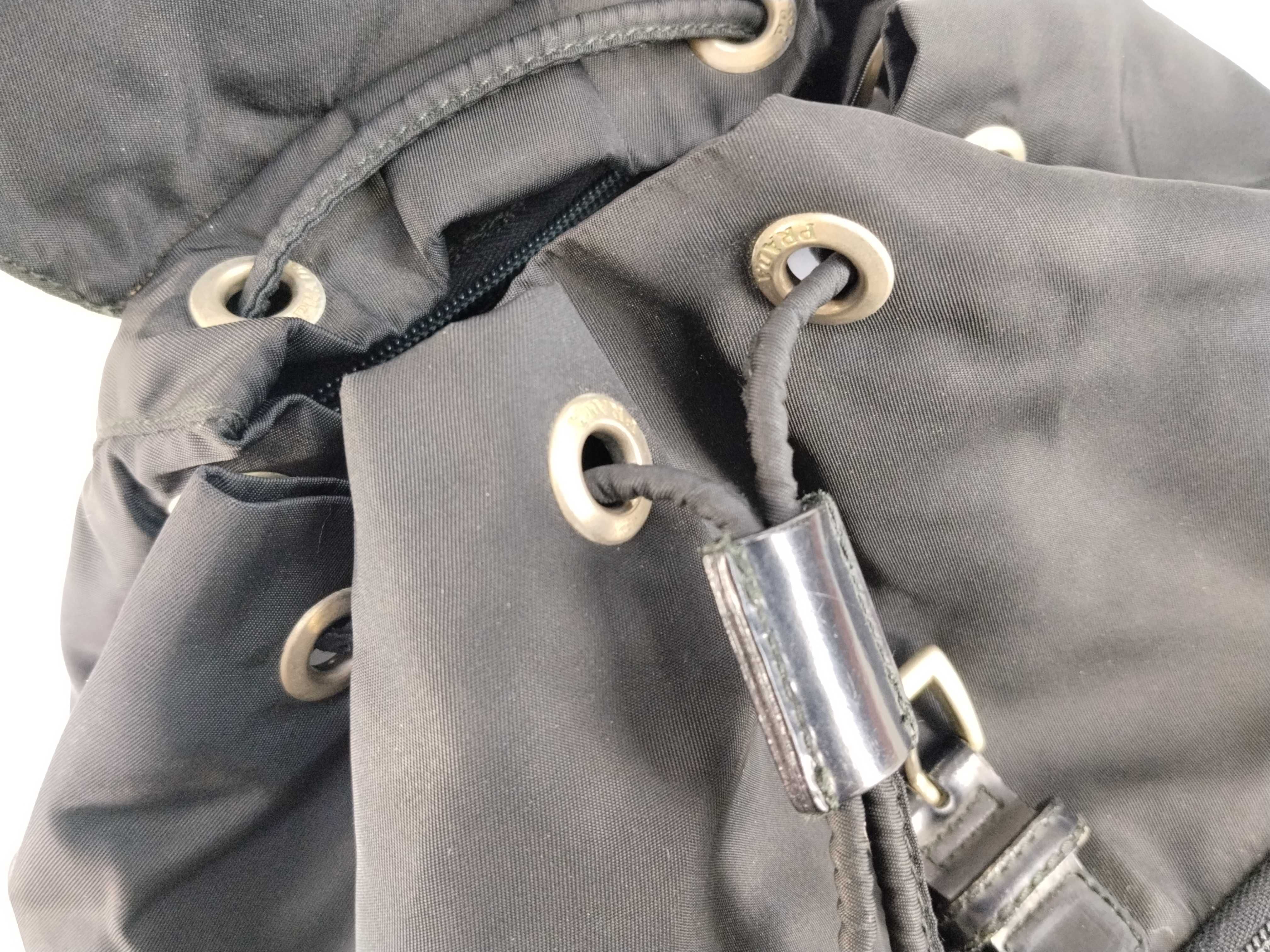 nylon backpack, black nylon backpack. — view 11