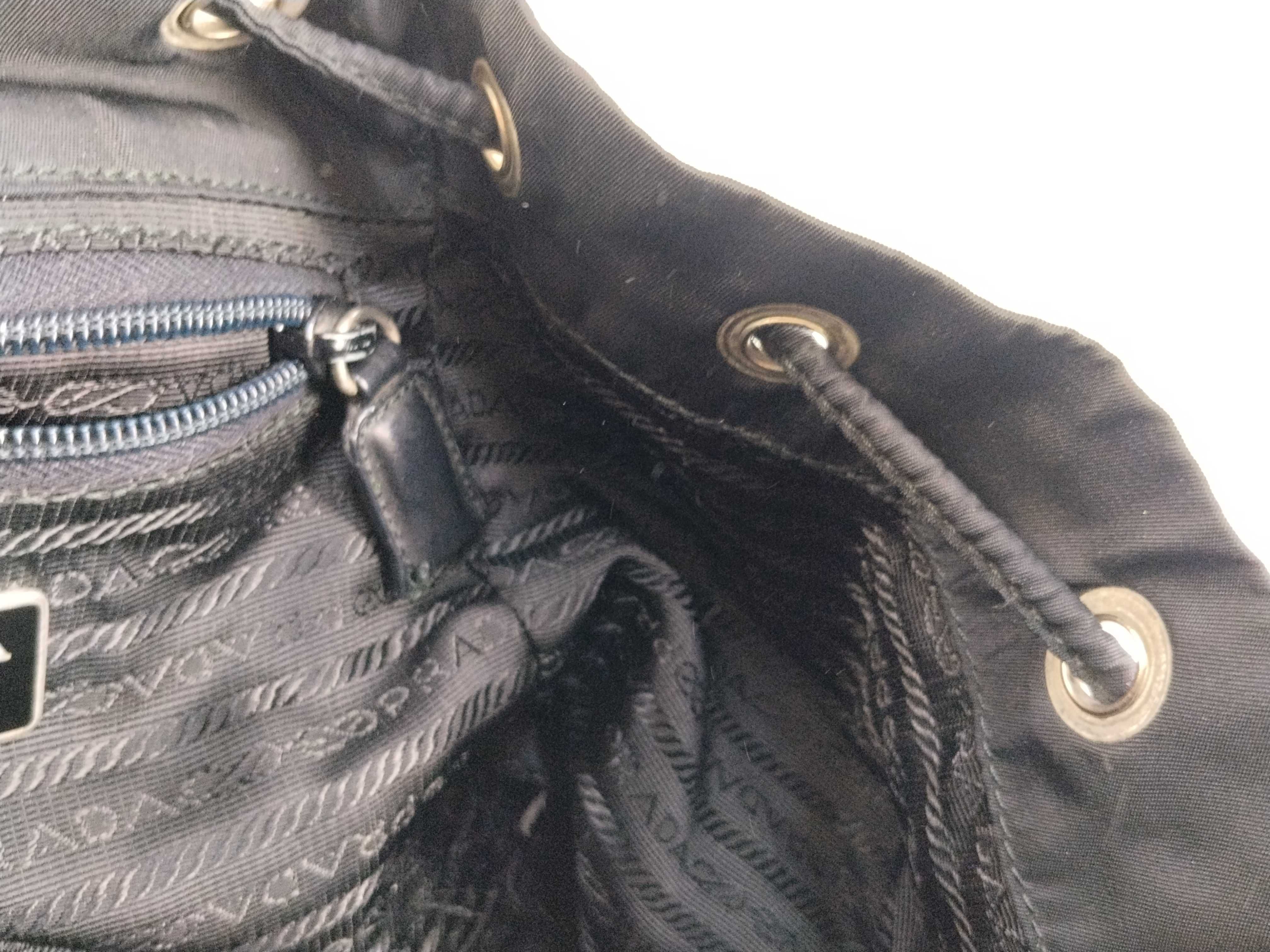 nylon backpack, black nylon backpack. — view 12