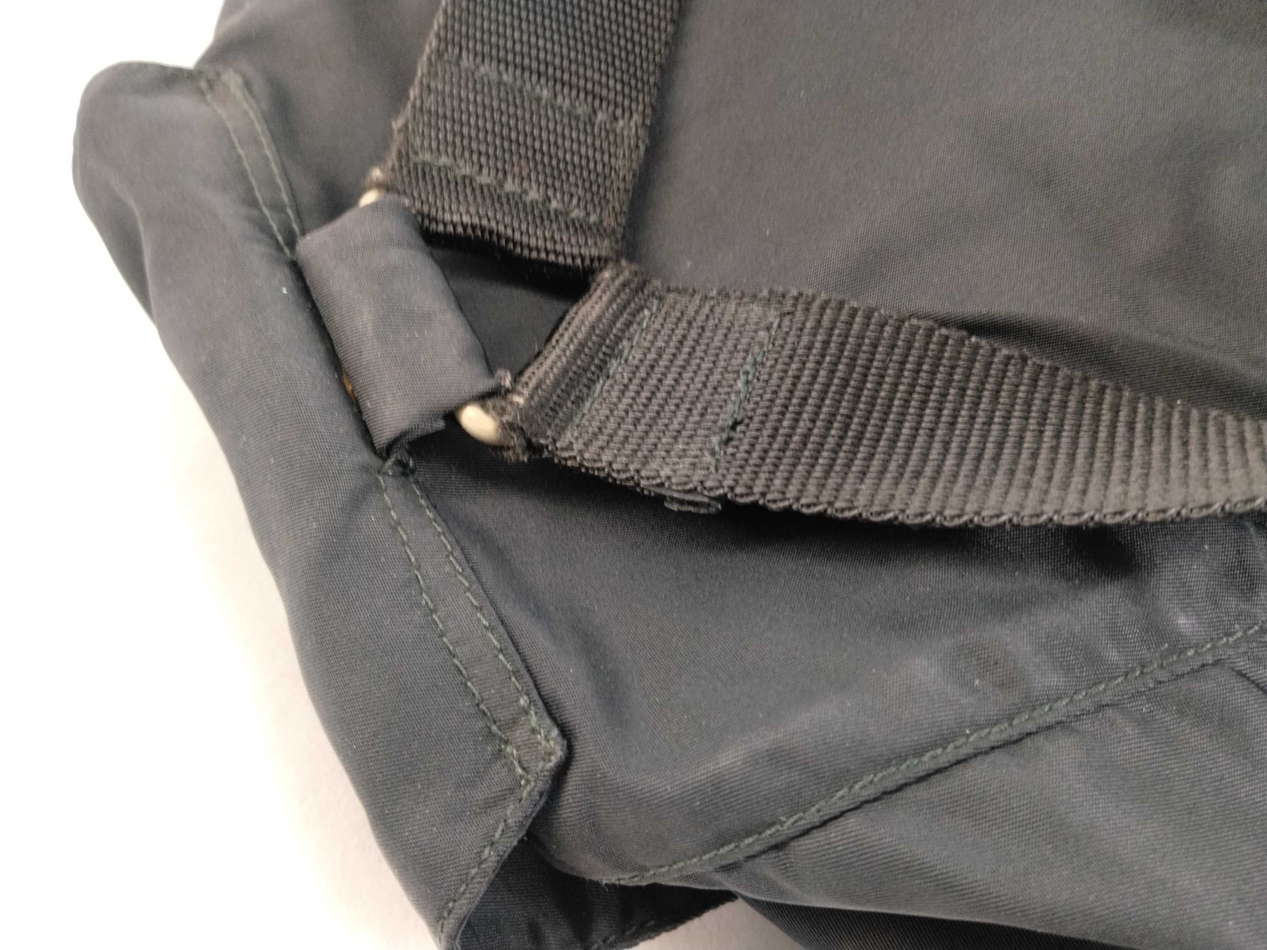 nylon backpack, black nylon backpack. — view 5