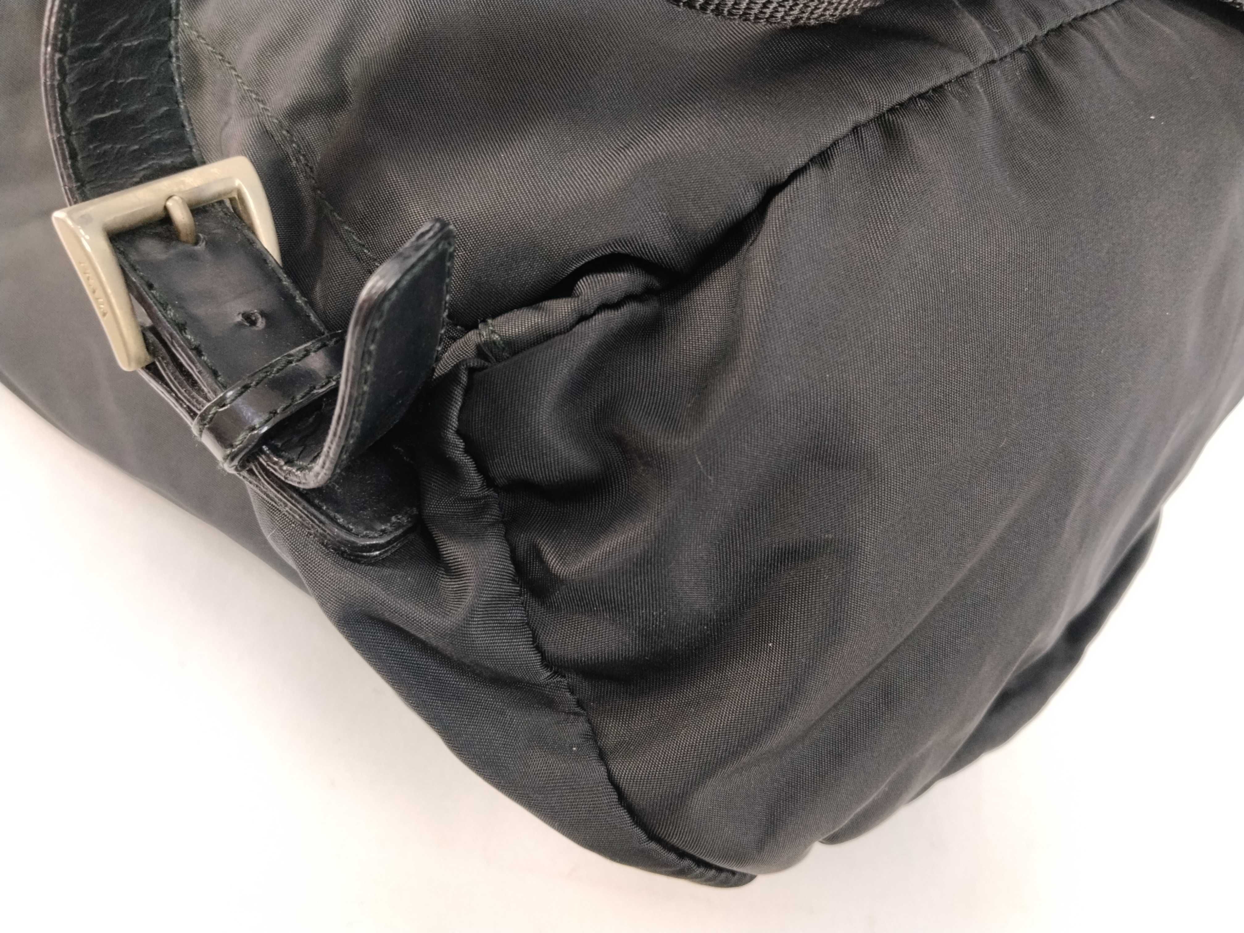nylon backpack, black nylon backpack. — view 6