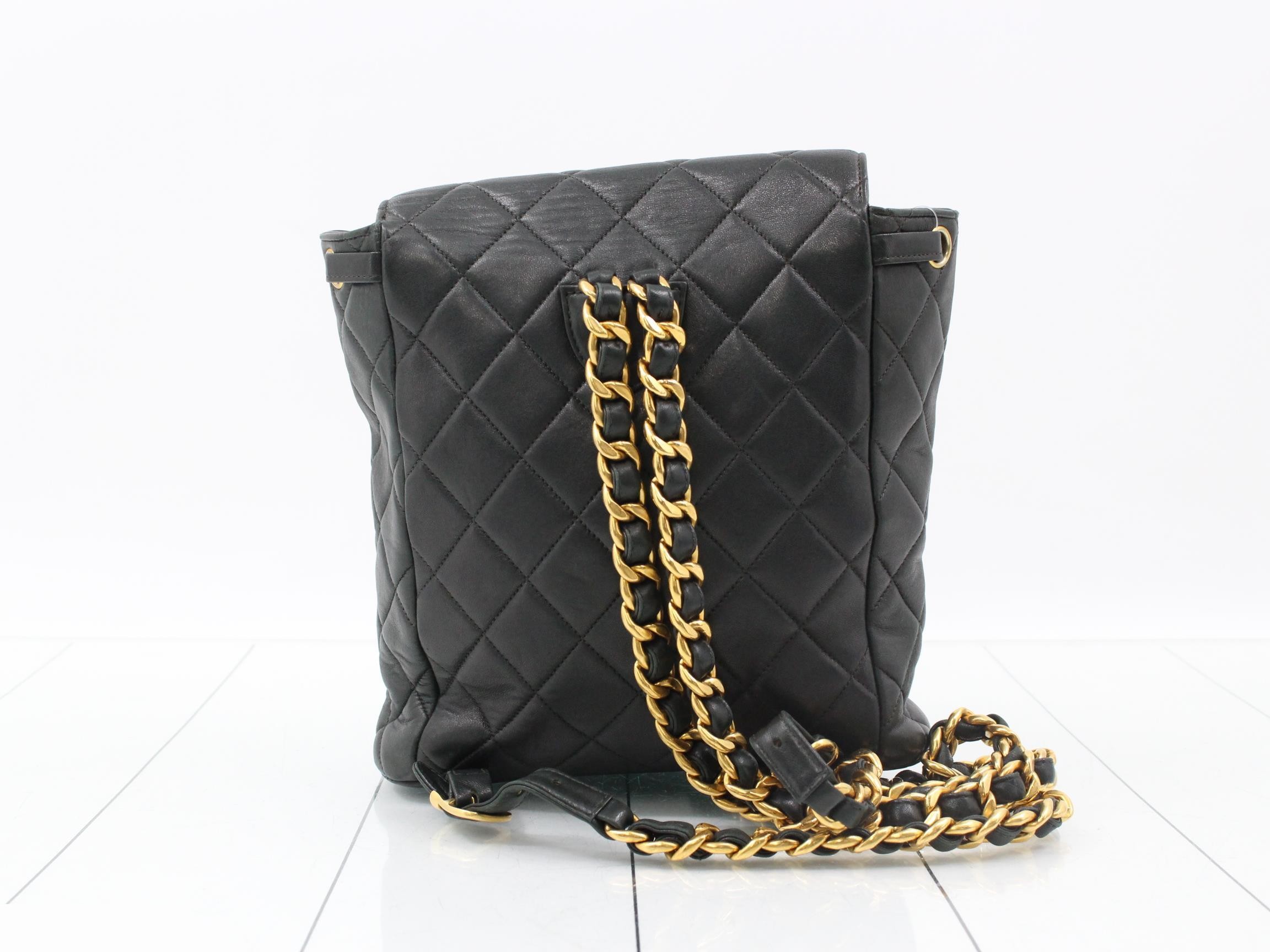 Matelassé Chain Backpack — view 2