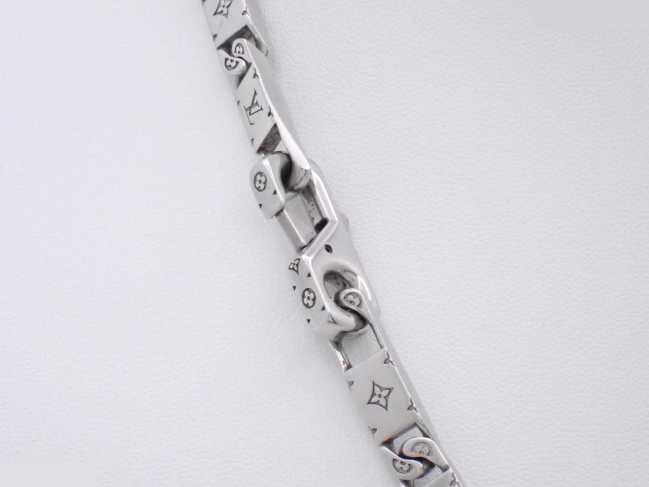 Monogram chain, silver, approximately 50cm in length. — view 2