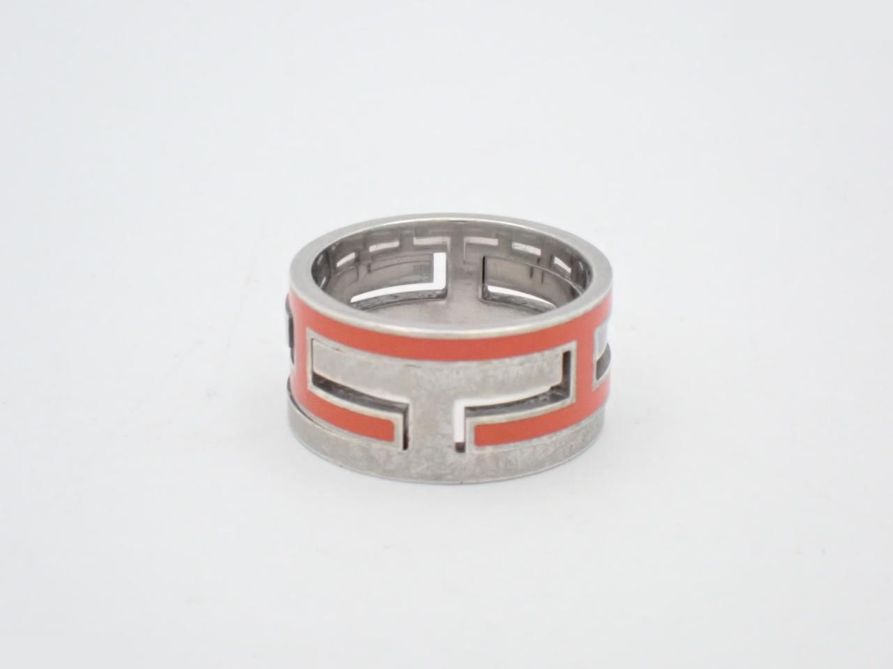 Move Ash Orange Ring, SV925 / 7.3g, Stamped 51 — view 2