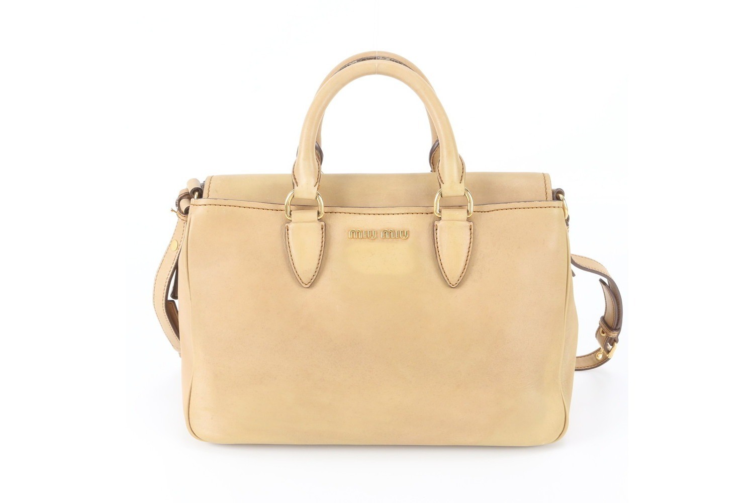 Vitello Leather 2-Way Shoulder Bag (Crossbody) — view 4