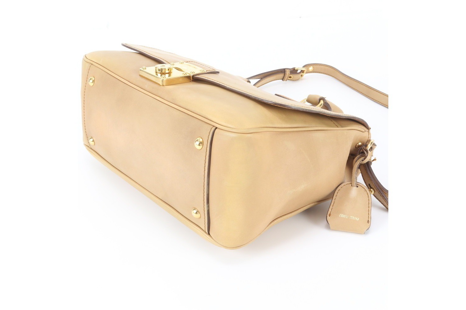 Vitello Leather 2-Way Shoulder Bag (Crossbody) — view 5