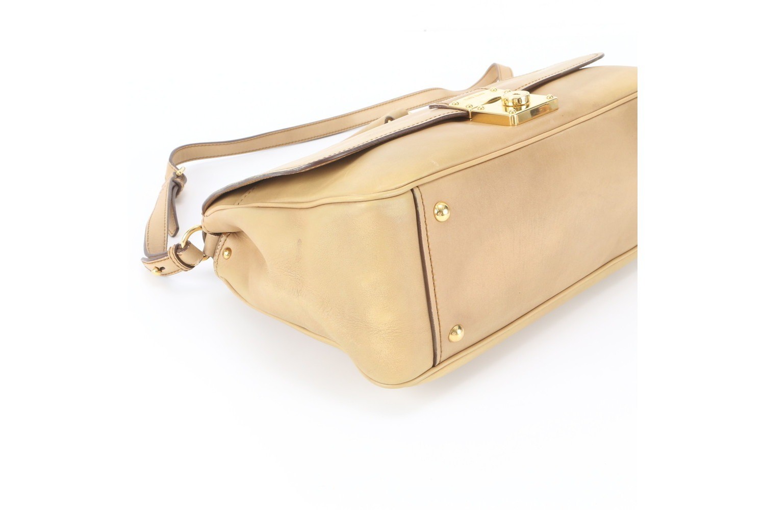 Vitello Leather 2-Way Shoulder Bag (Crossbody) — view 6