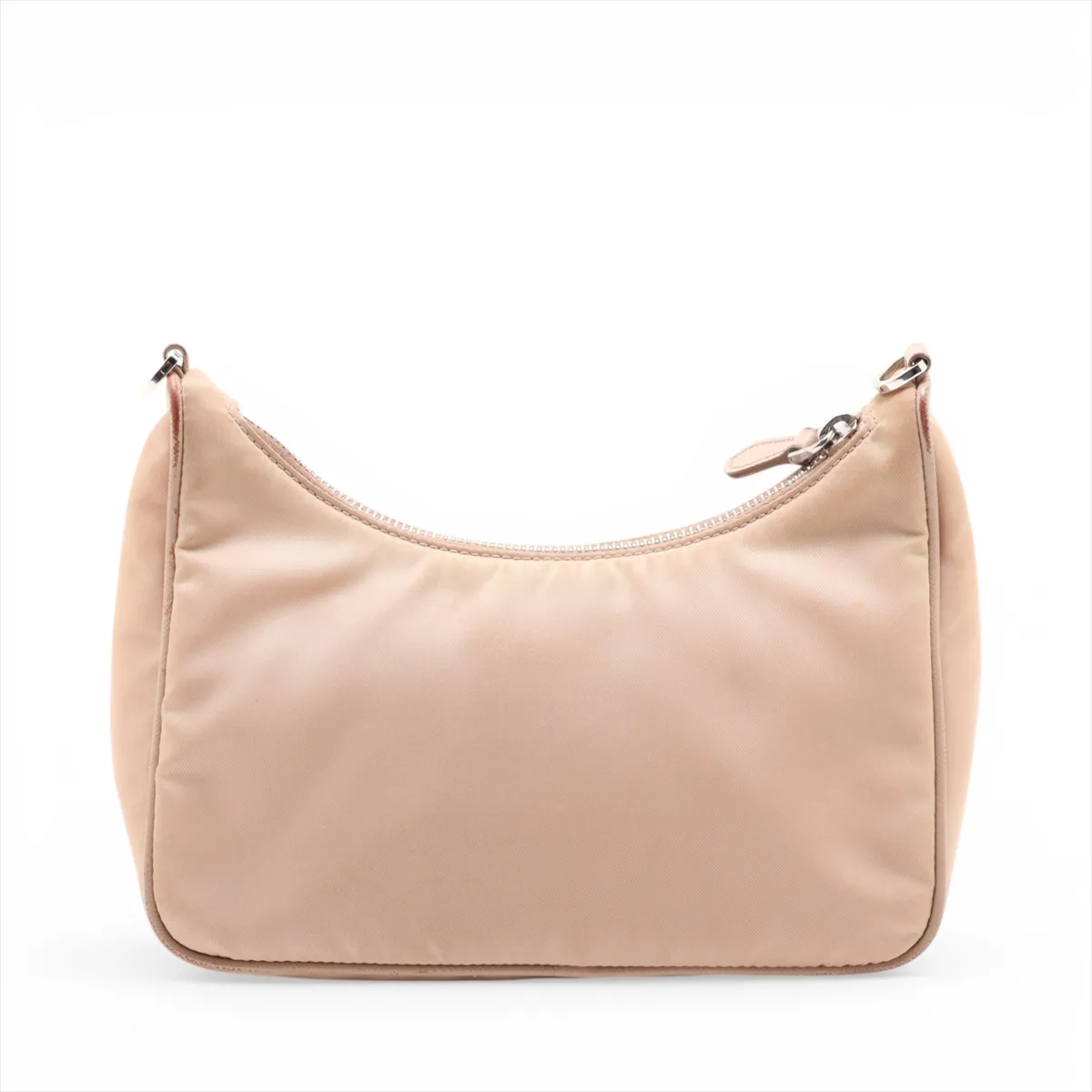Tessuto Nylon x Leather 2-Way Shoulder Bag, Beige — view 2