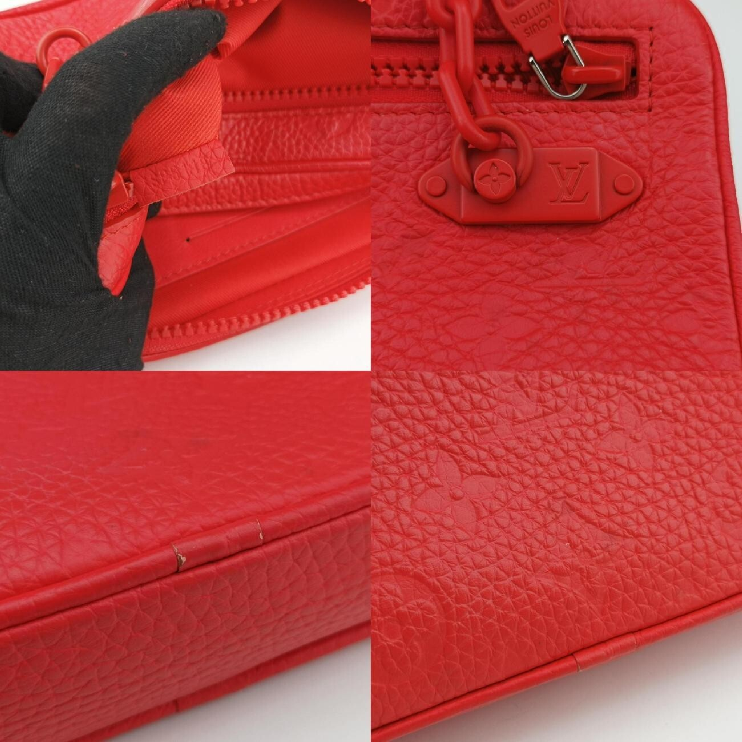 Pochette Volga Red Monogram Empreinte M53555 SP5118 Clutch Bag — view 8