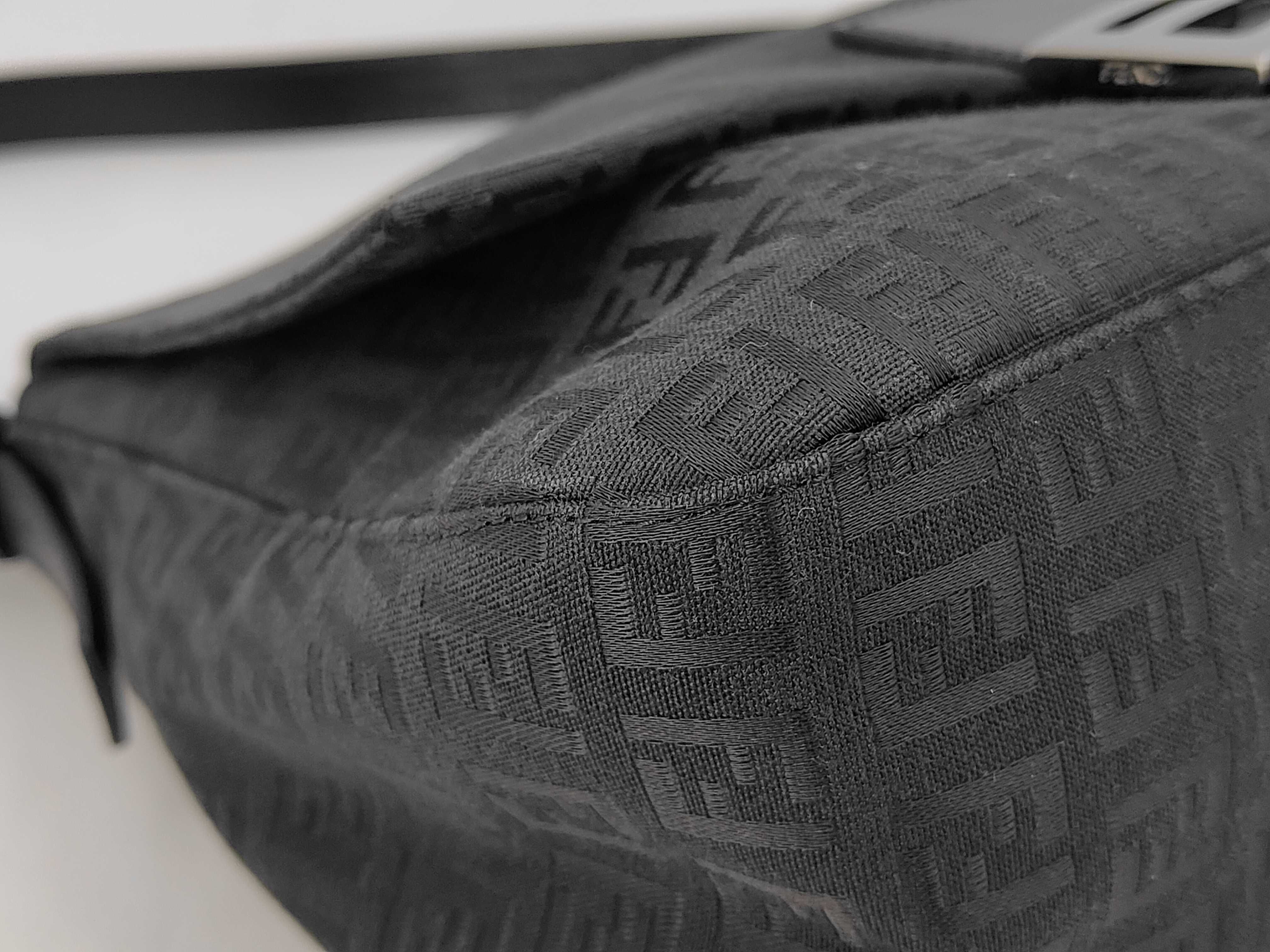 Zucchino Mamma Bucket Canvas Leather Shoulder Bag — view 6
