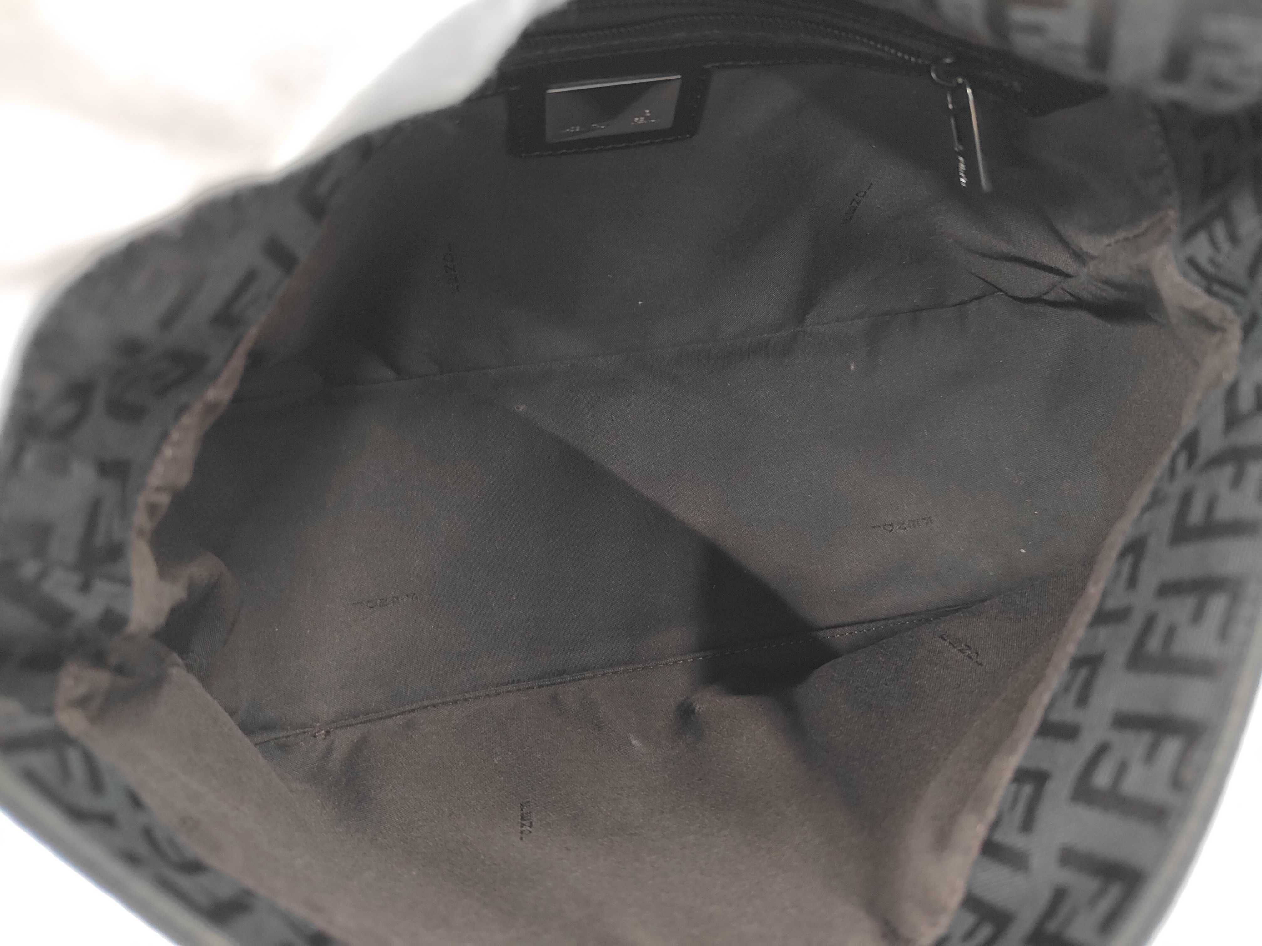 Zucchino Mamma Bucket Canvas Leather Shoulder Bag — view 8
