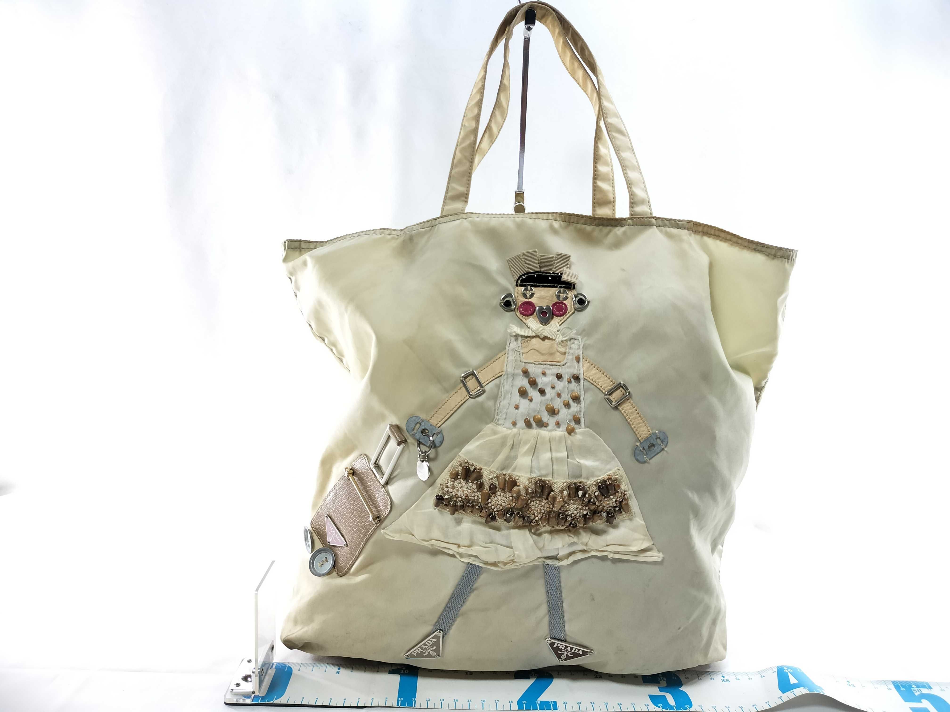 Nylon Tessuto Tote Bag, Robot Series Tote Bag — view 2