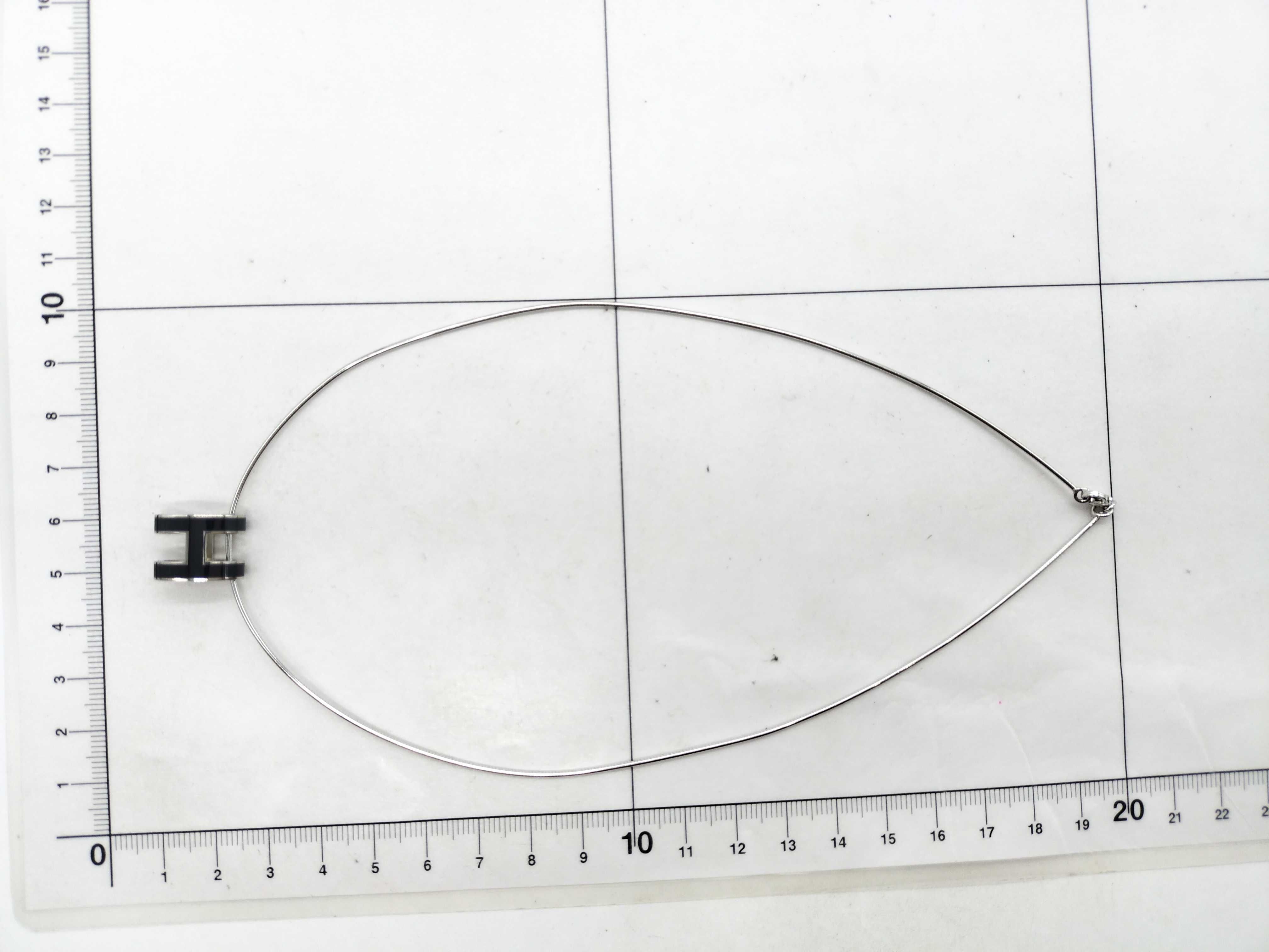 Pop H Black Necklace — view 6