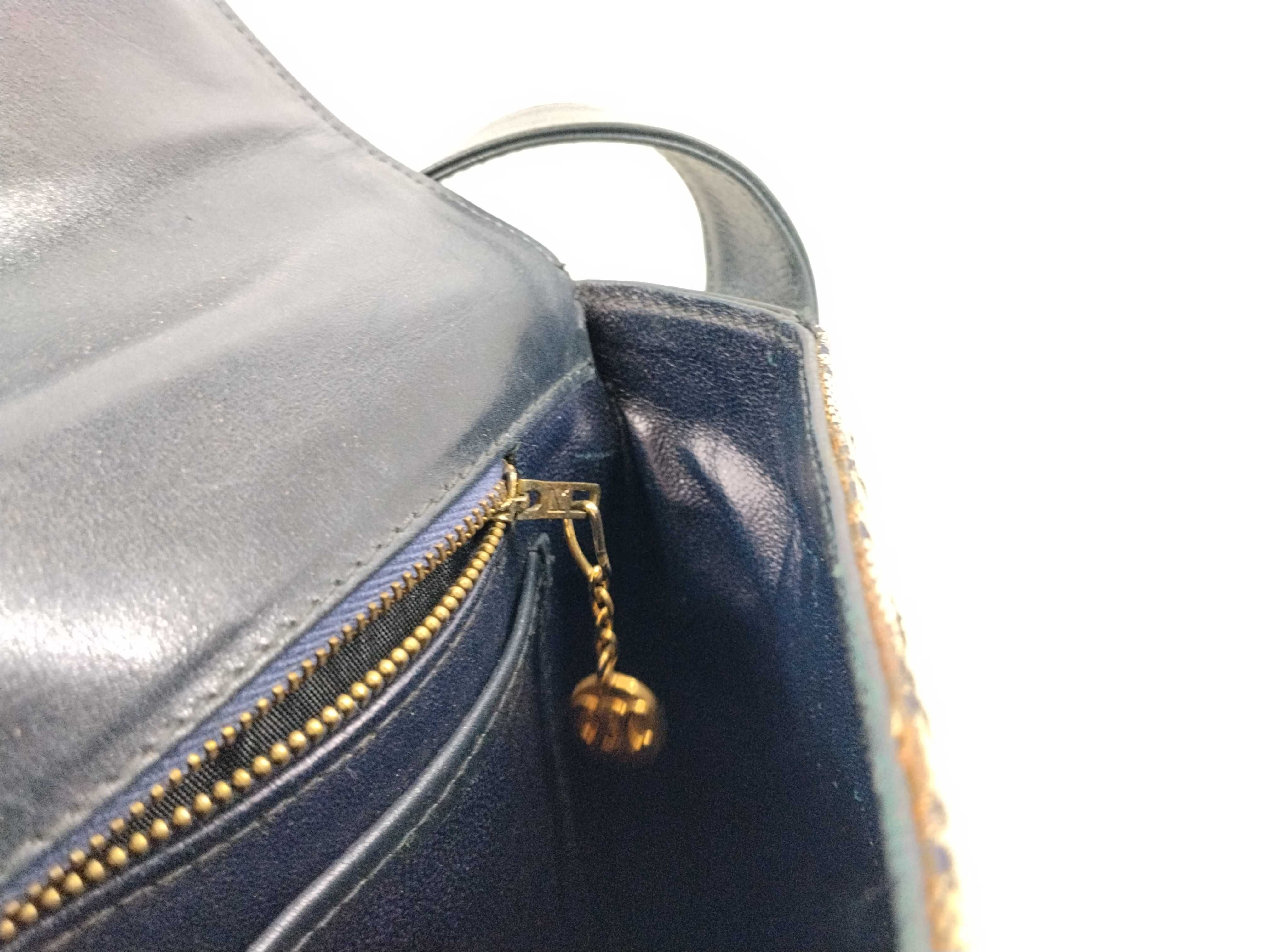 Horse Carriage Hardware Canvas Shoulder Bag — view 12