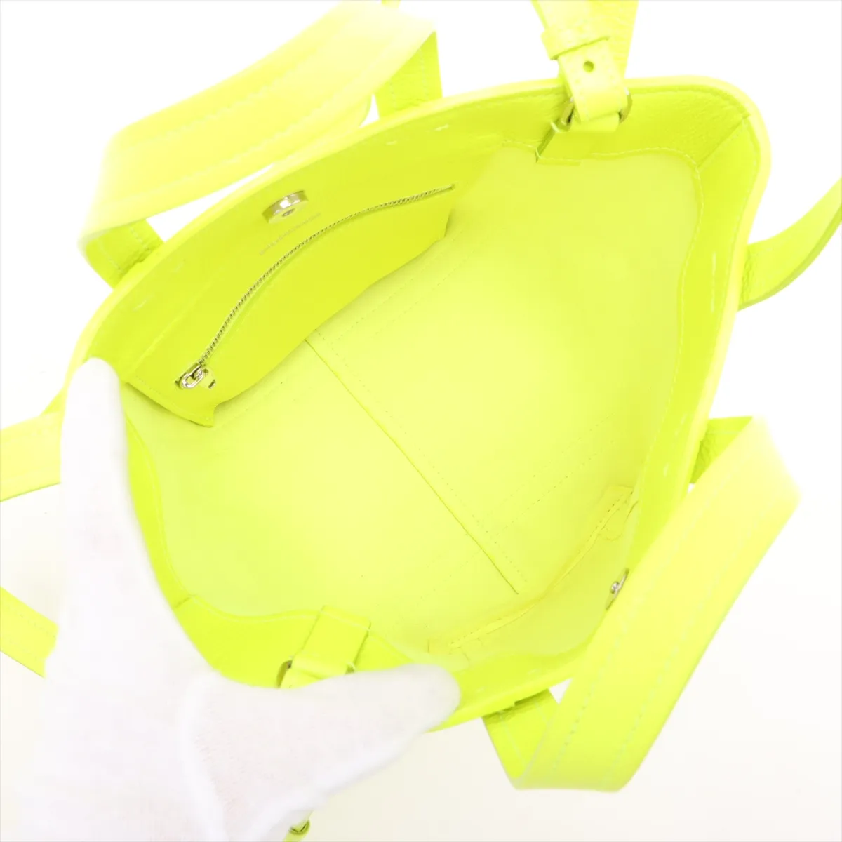 Everyday Tote XS Leather 2WAY Handbag Green 672793 — view 10