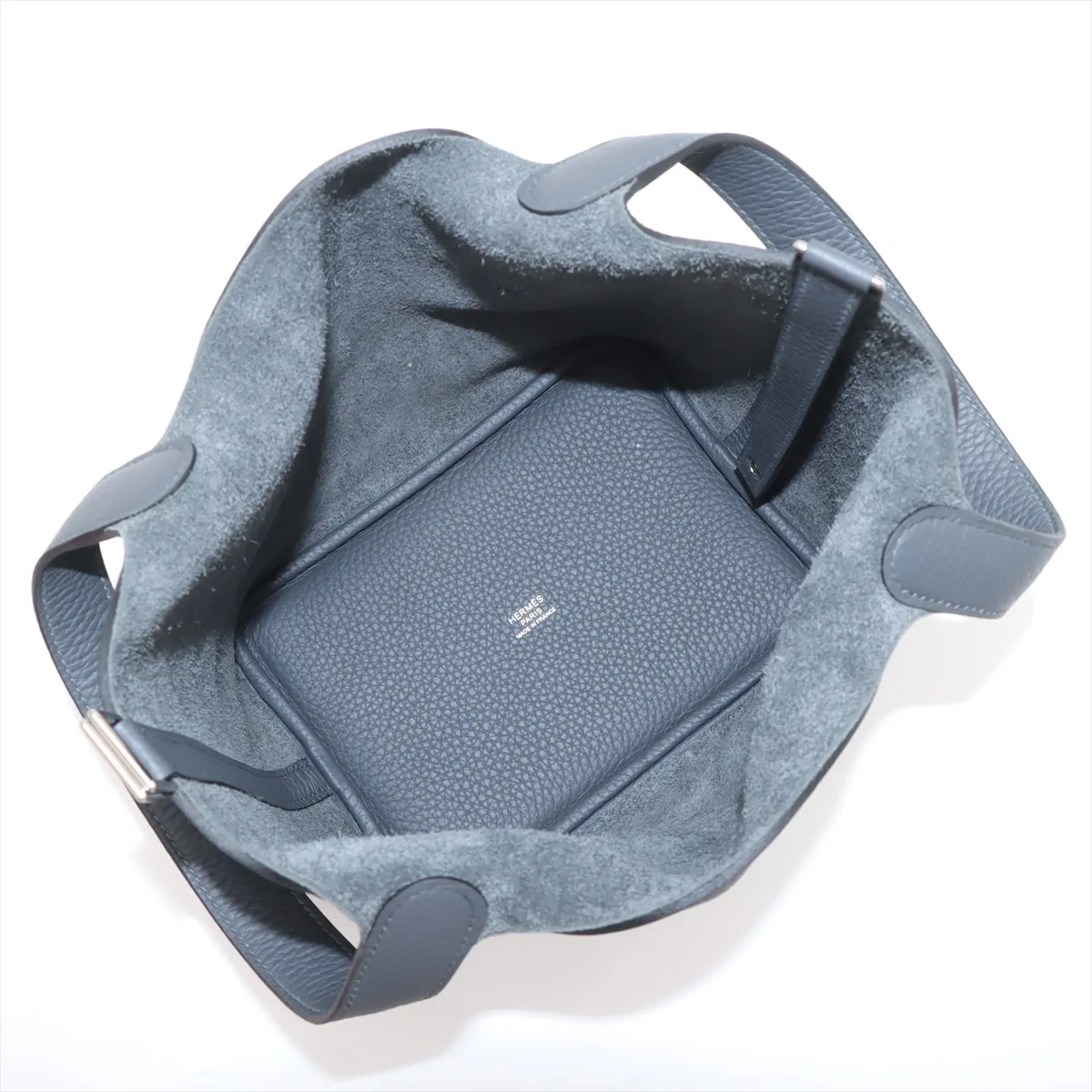 [Individually wrapped] Hermes Picotan Lock 18 PM Taurillon Clemence Grimisty Silver Hardware K:2025 — view 7