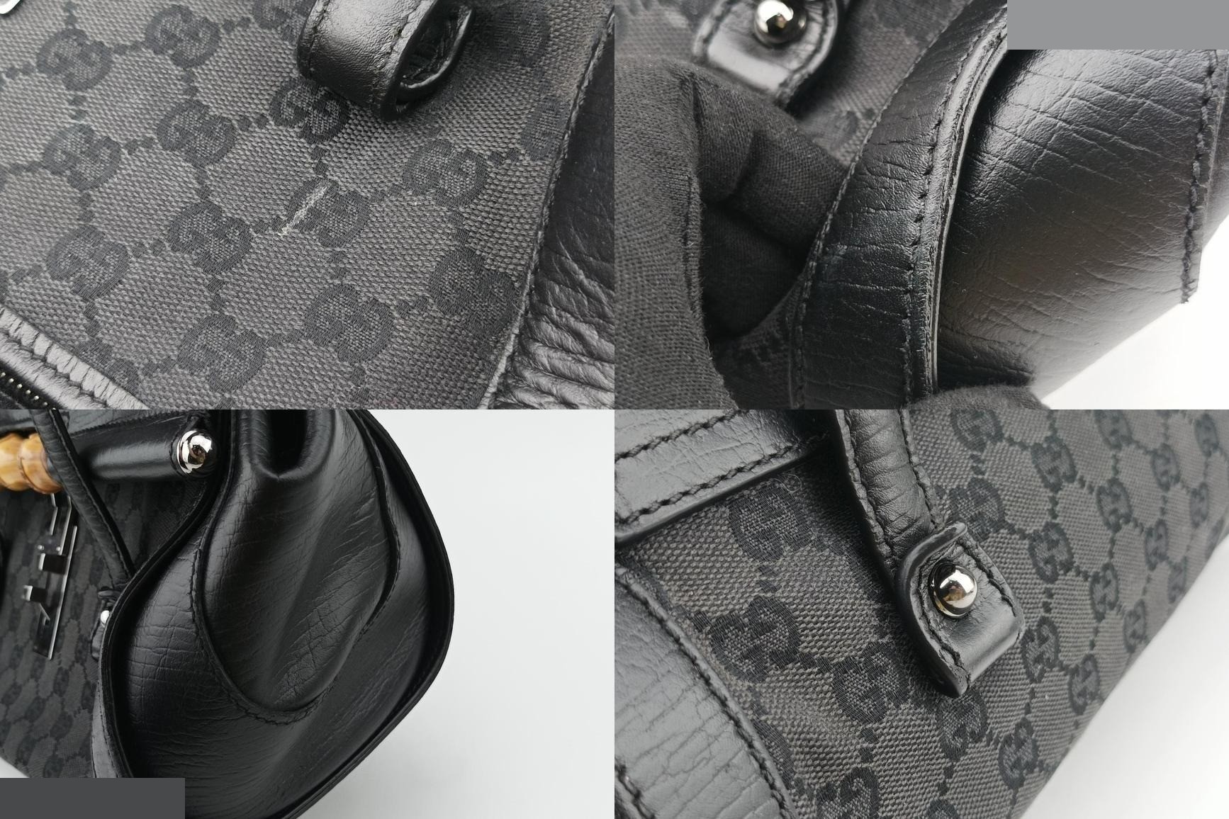 Bamboo Bullet Canvas x Leather Black — view 9