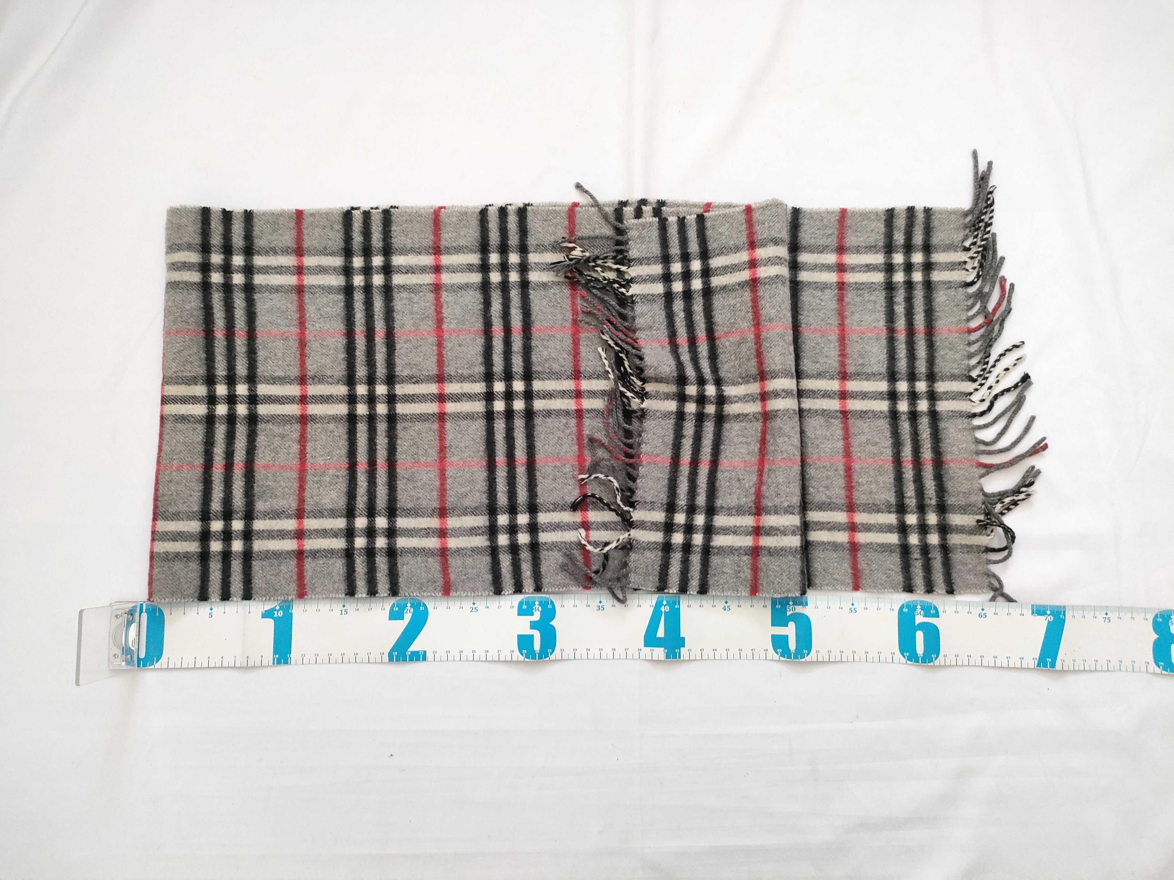 100% Cashmere Scarf, Nova Check Pattern, and other accessories. — view 2