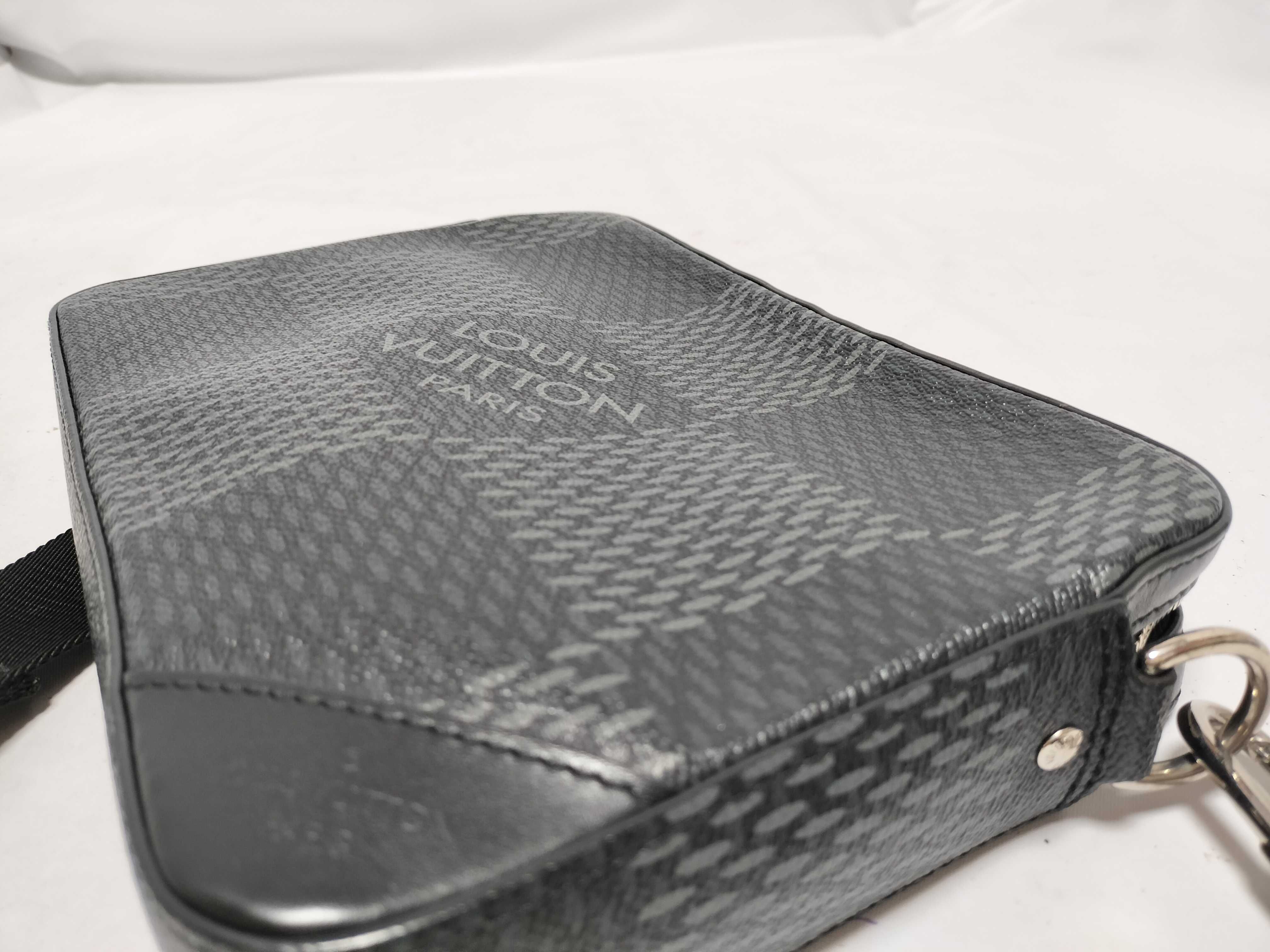 Damier Graphite Trio Messenger Shoulder Bag N50017 RFID verified shoulder bag — view 13