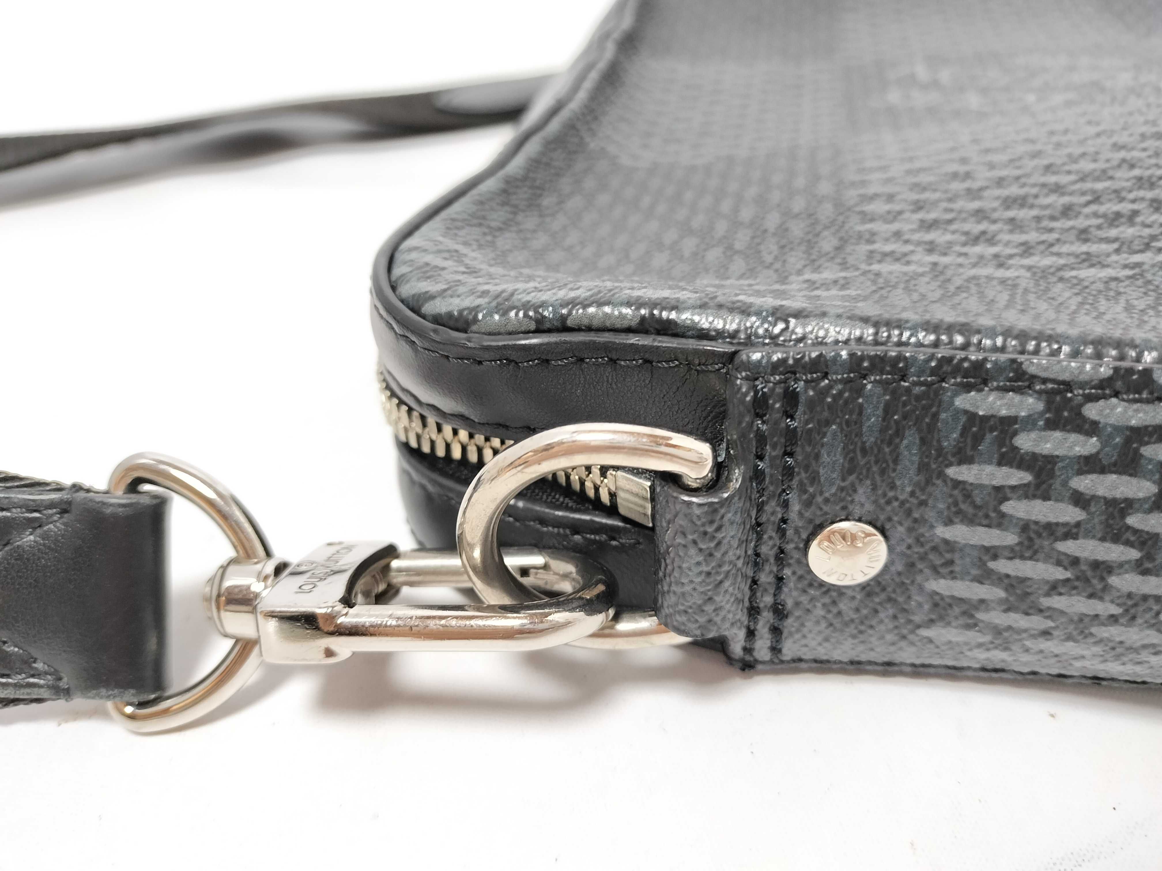 Damier Graphite Trio Messenger Shoulder Bag N50017 RFID verified shoulder bag — view 6