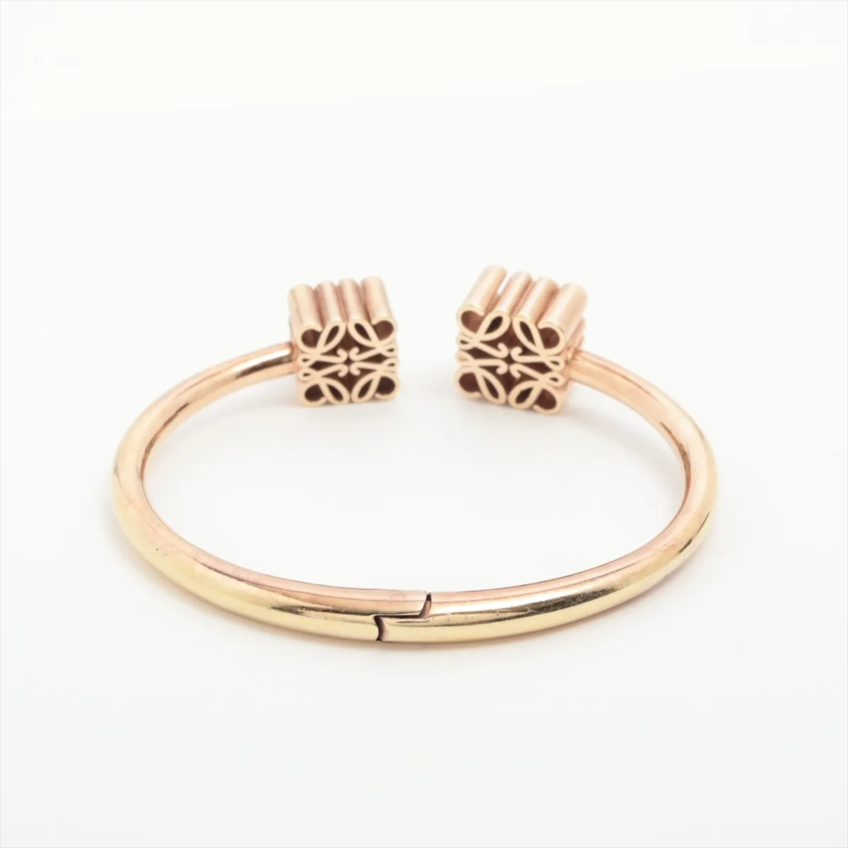 Anagram Bangle M 925 29.4g Rose gold dents — view 2