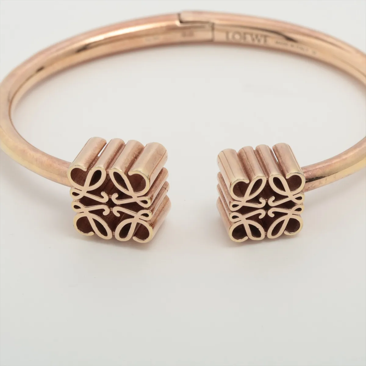 Anagram Bangle M 925 29.4g Rose gold dents — view 3