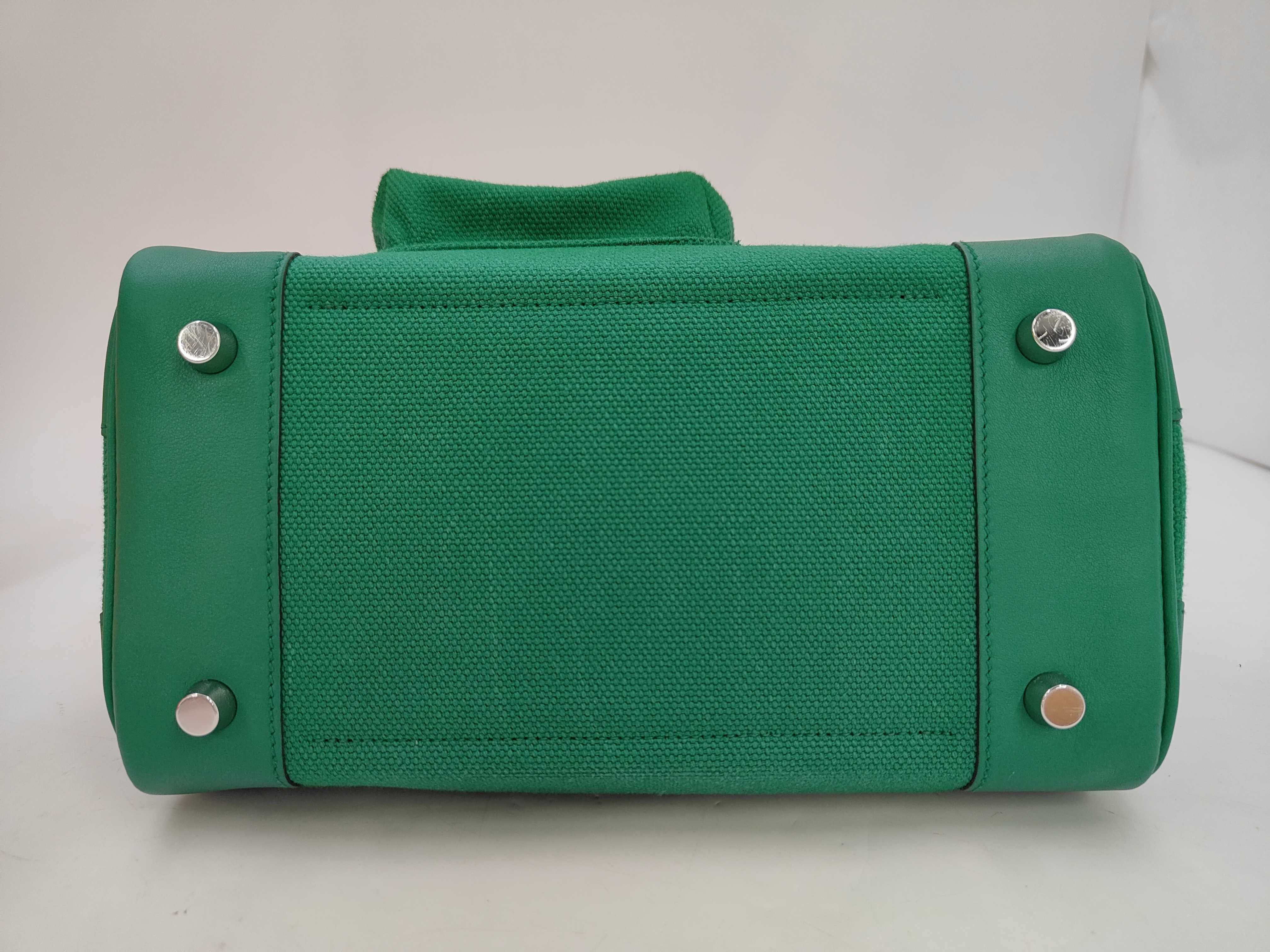Birkin Cargo 25 W stamp Green Silver Hardware Handbag — view 3