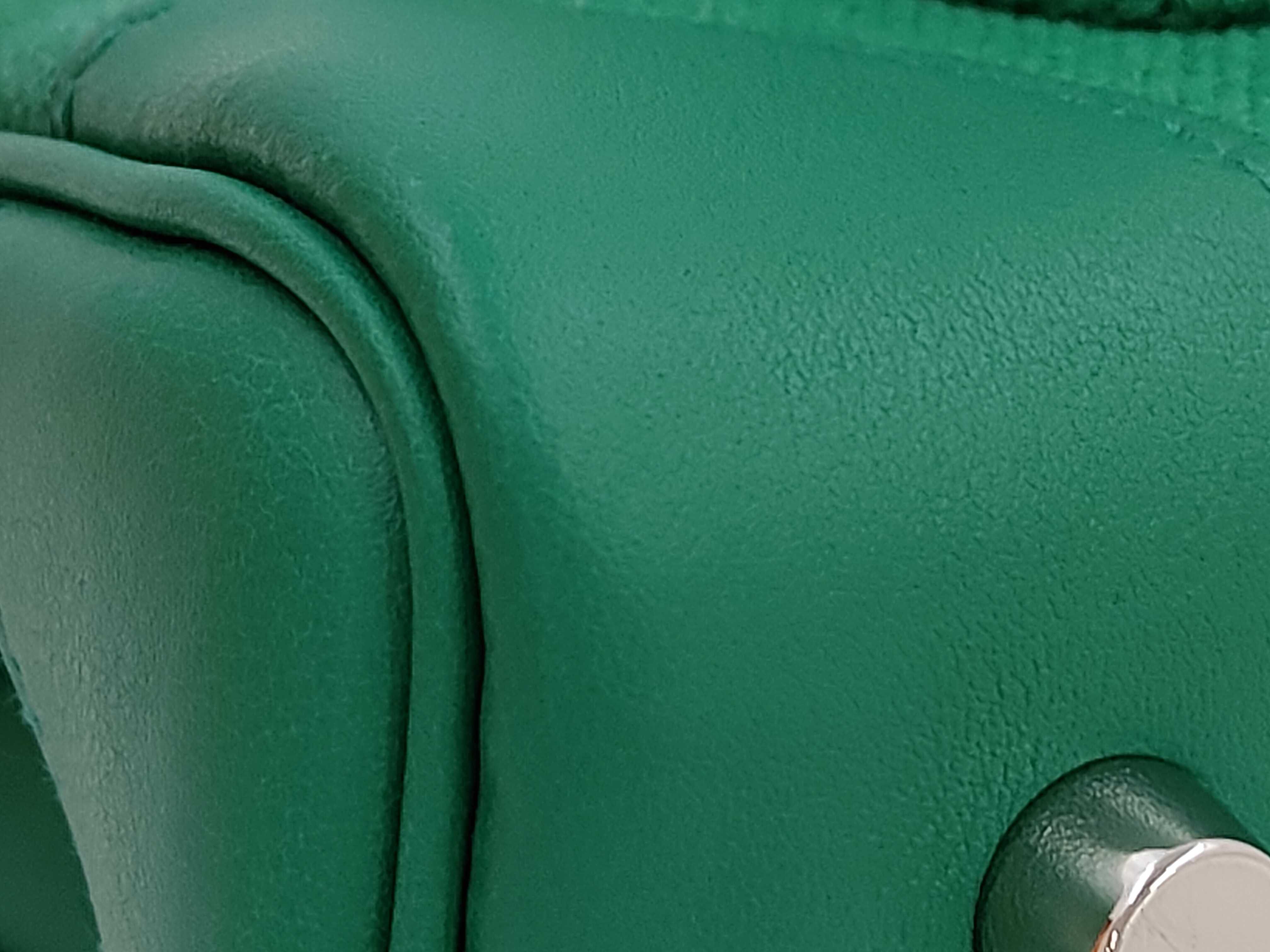 Birkin Cargo 25 W stamp Green Silver Hardware Handbag — view 4