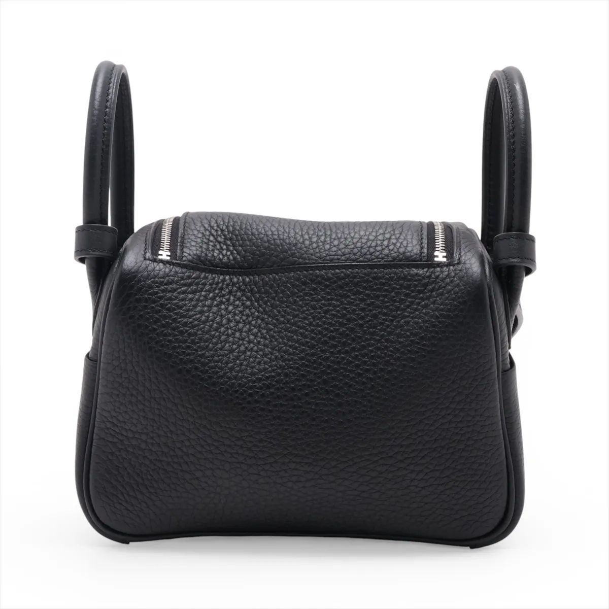[Individually packaged] Hermes Lindy Mini 20 Taurillon Clemence Black Silver Hardware K: 2025 — view 2