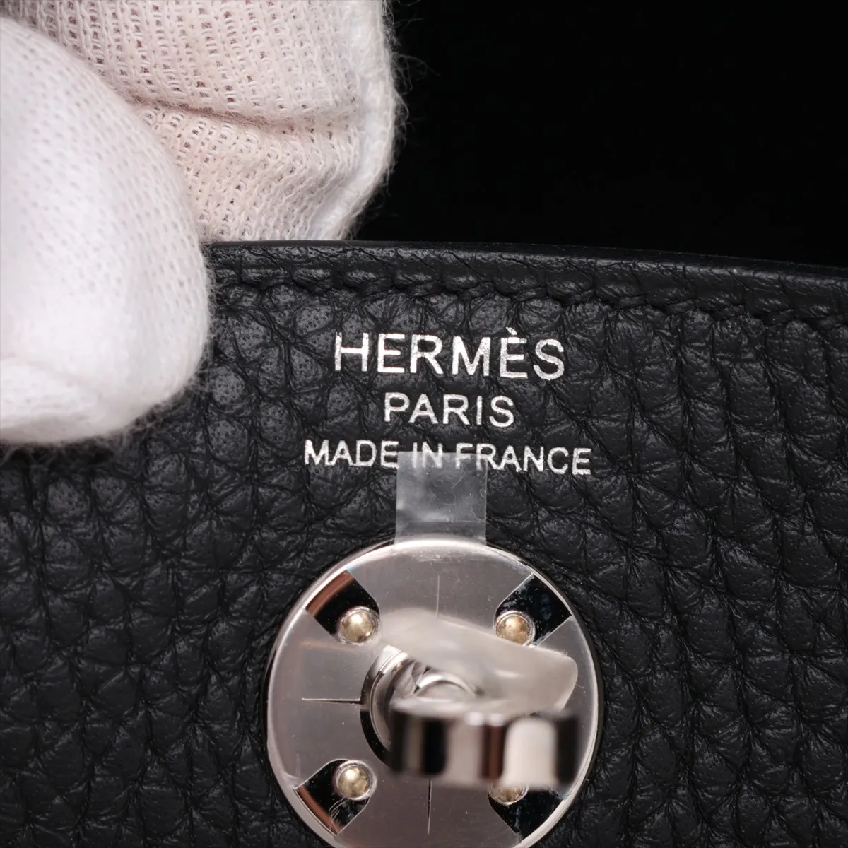 [Individually packaged] Hermes Lindy Mini 20 Taurillon Clemence Black Silver Hardware K: 2025 — view 9