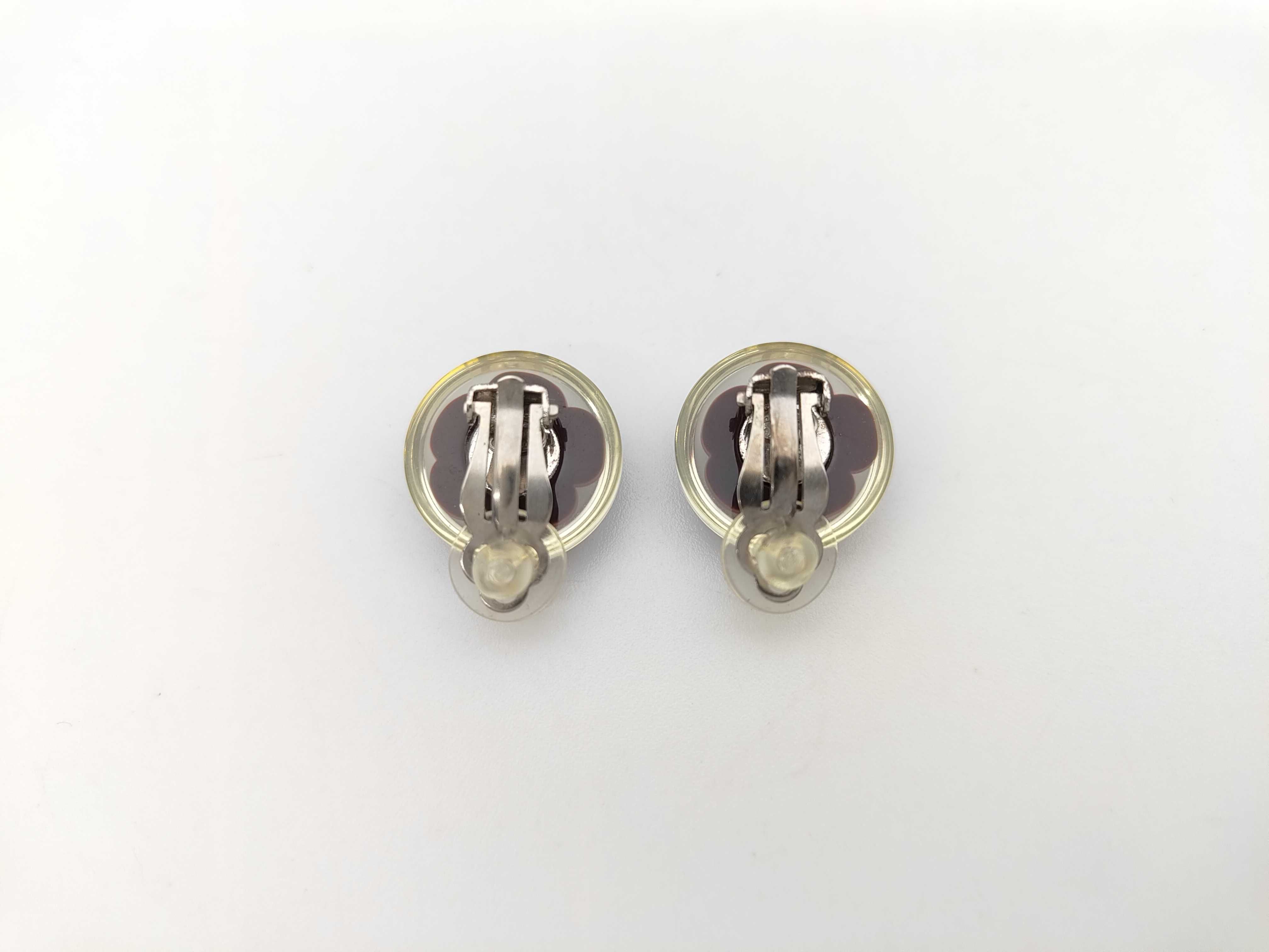 04S Coco Mark Camellia Earrings (Includes box and earrings) — view 2