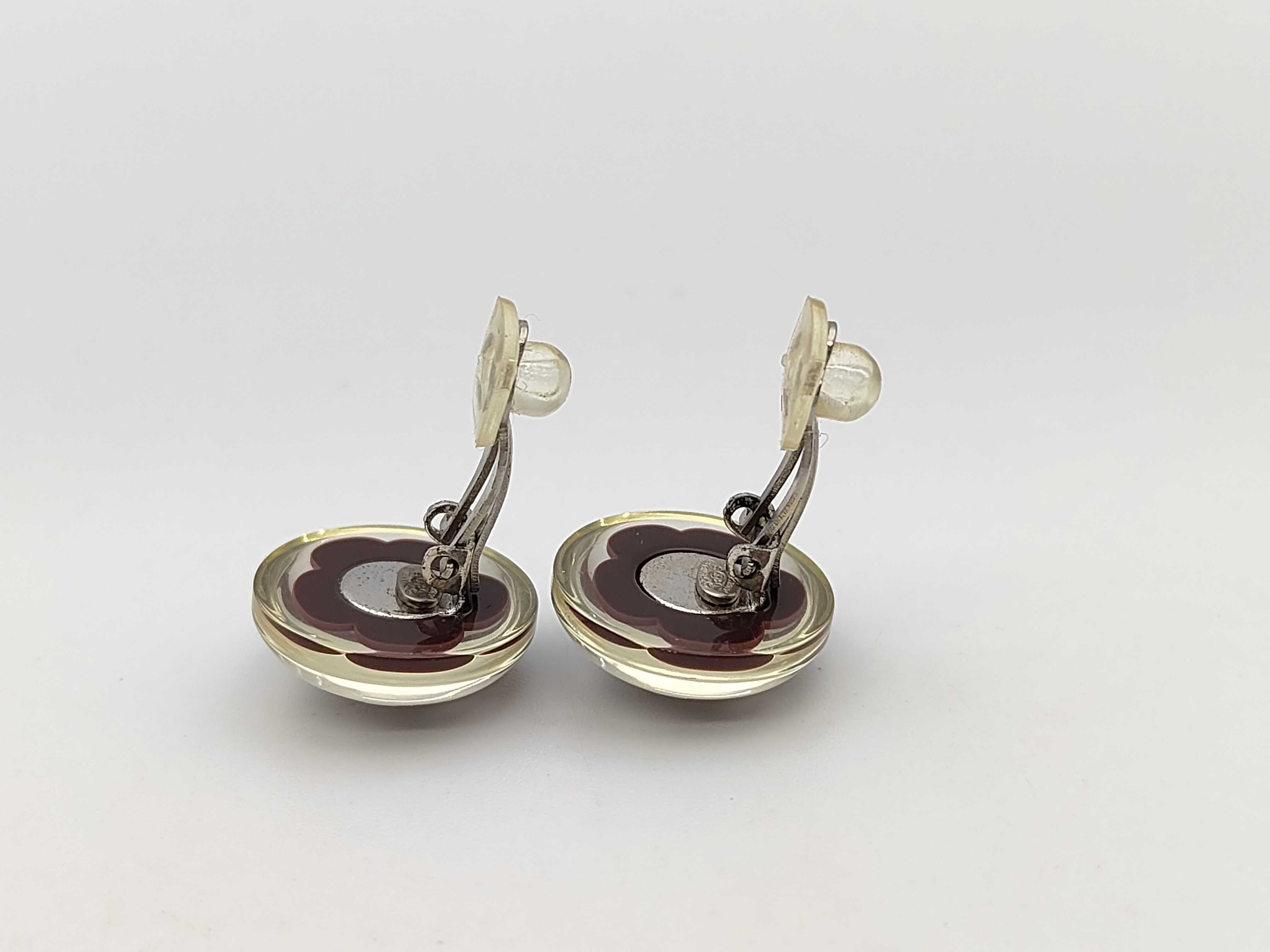 04S Coco Mark Camellia Earrings (Includes box and earrings) — view 4