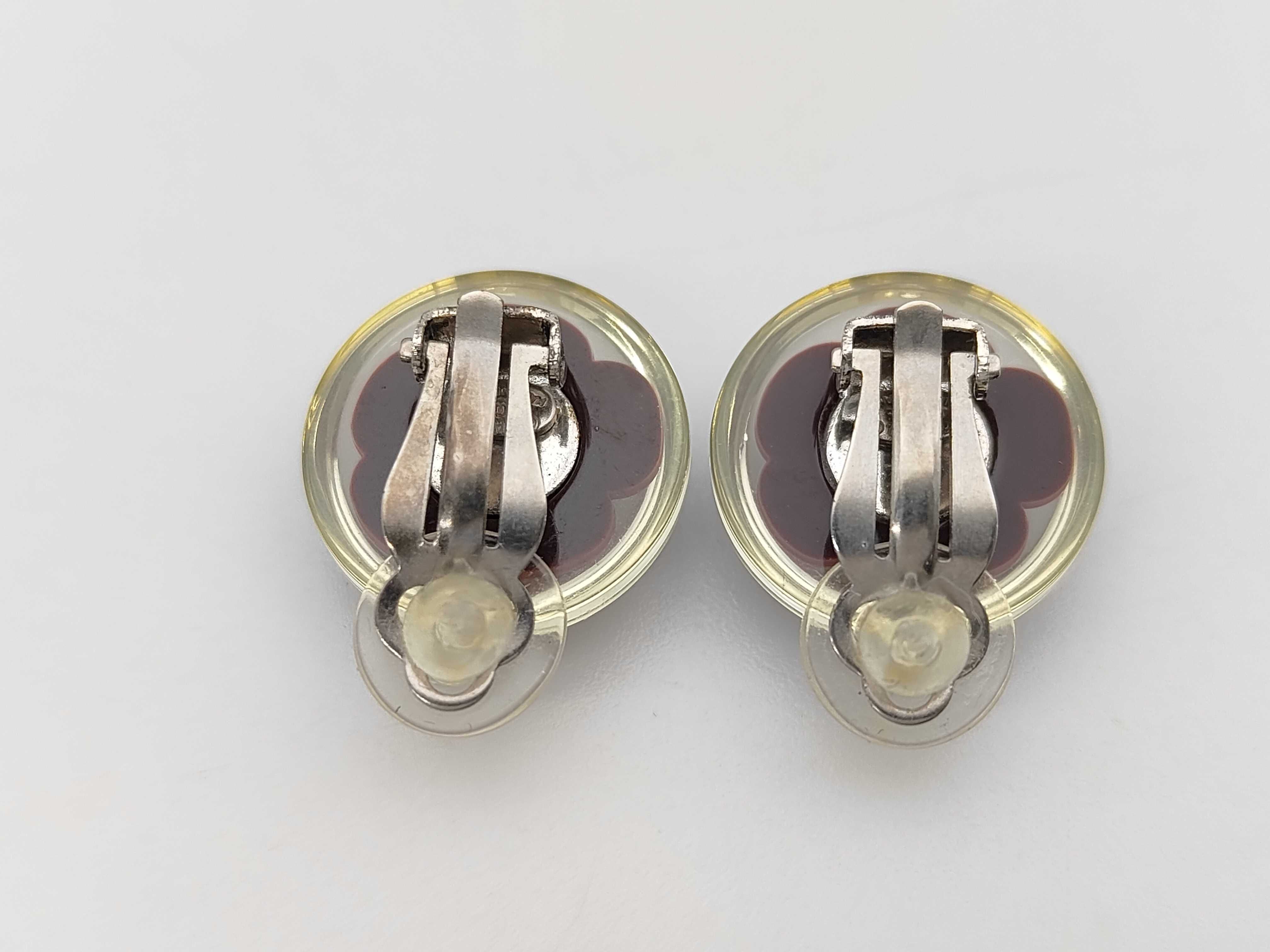 04S Coco Mark Camellia Earrings (Includes box and earrings) — view 8