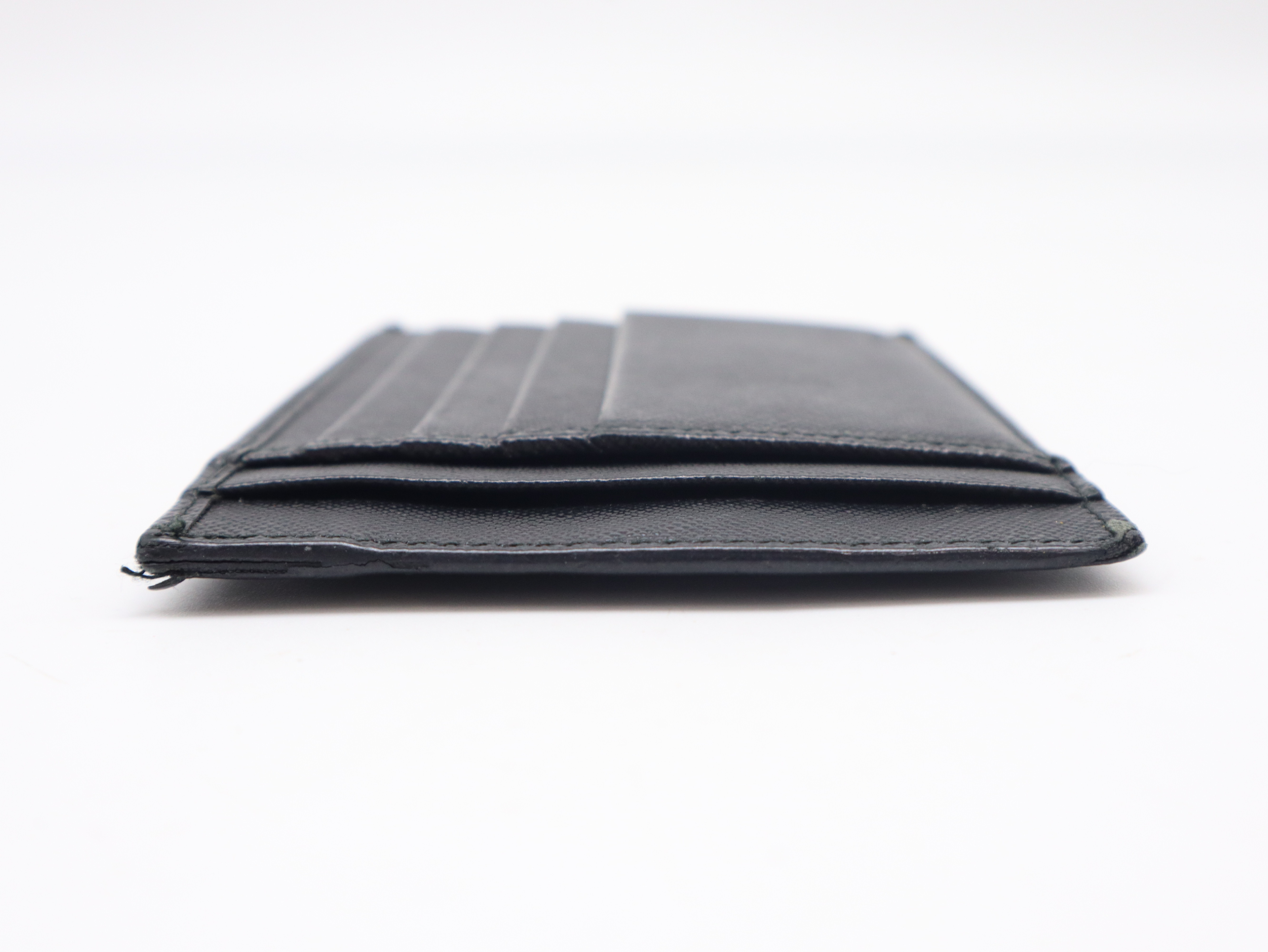Saffiano Fragment Case, Black, Card Case — view 6