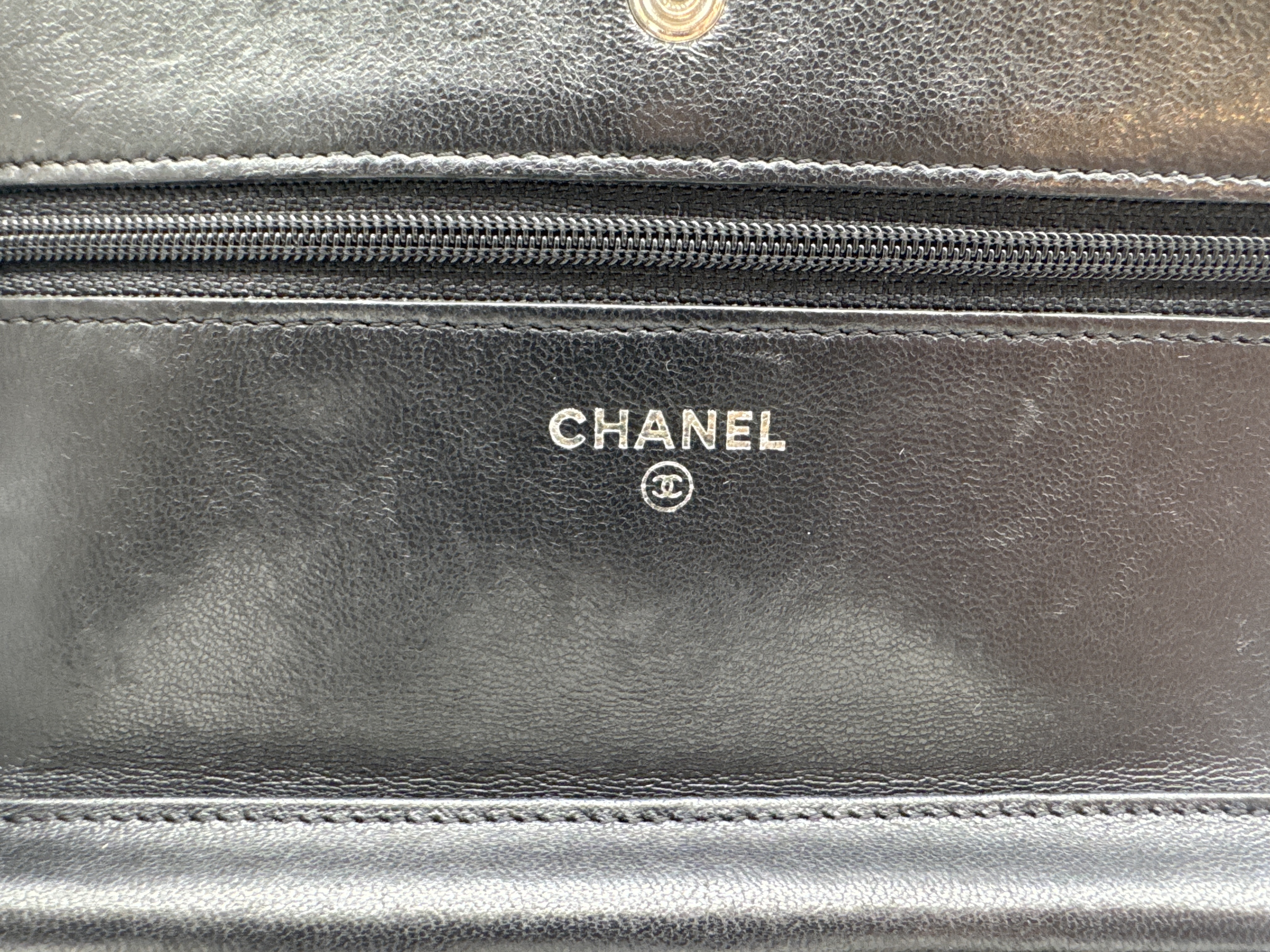Lambskin Black Shoulder Bag — view 12