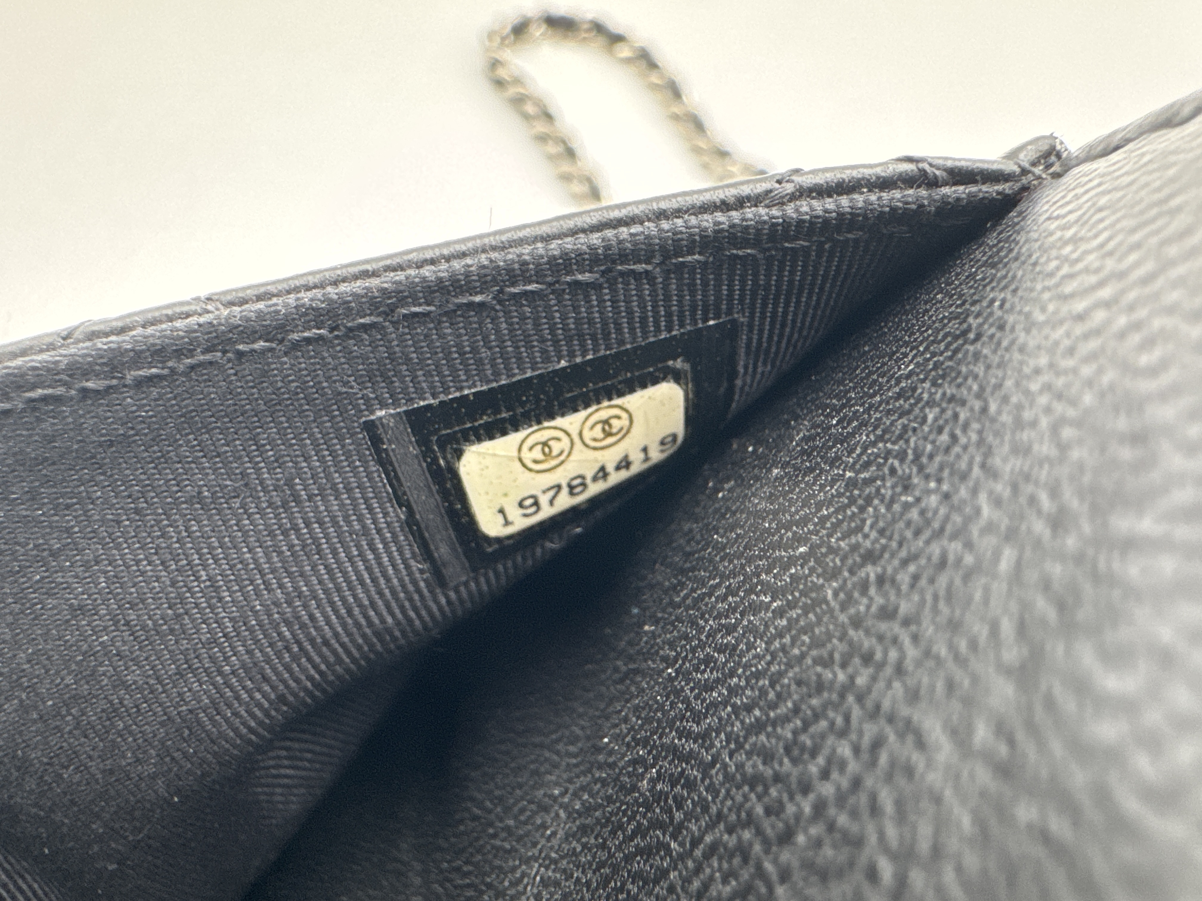 Lambskin Black Shoulder Bag — view 13