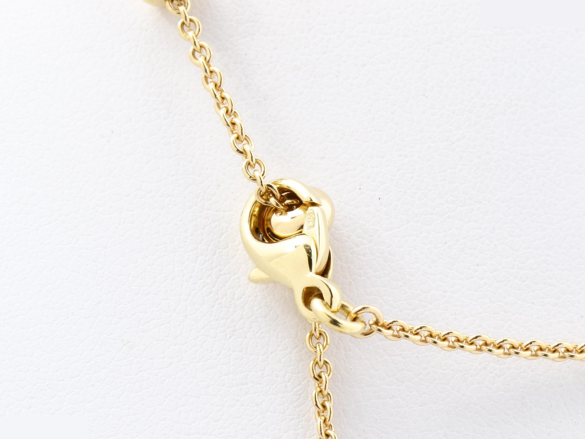 B.zero1 (precious metal) necklace pendant with diamonds — view 5