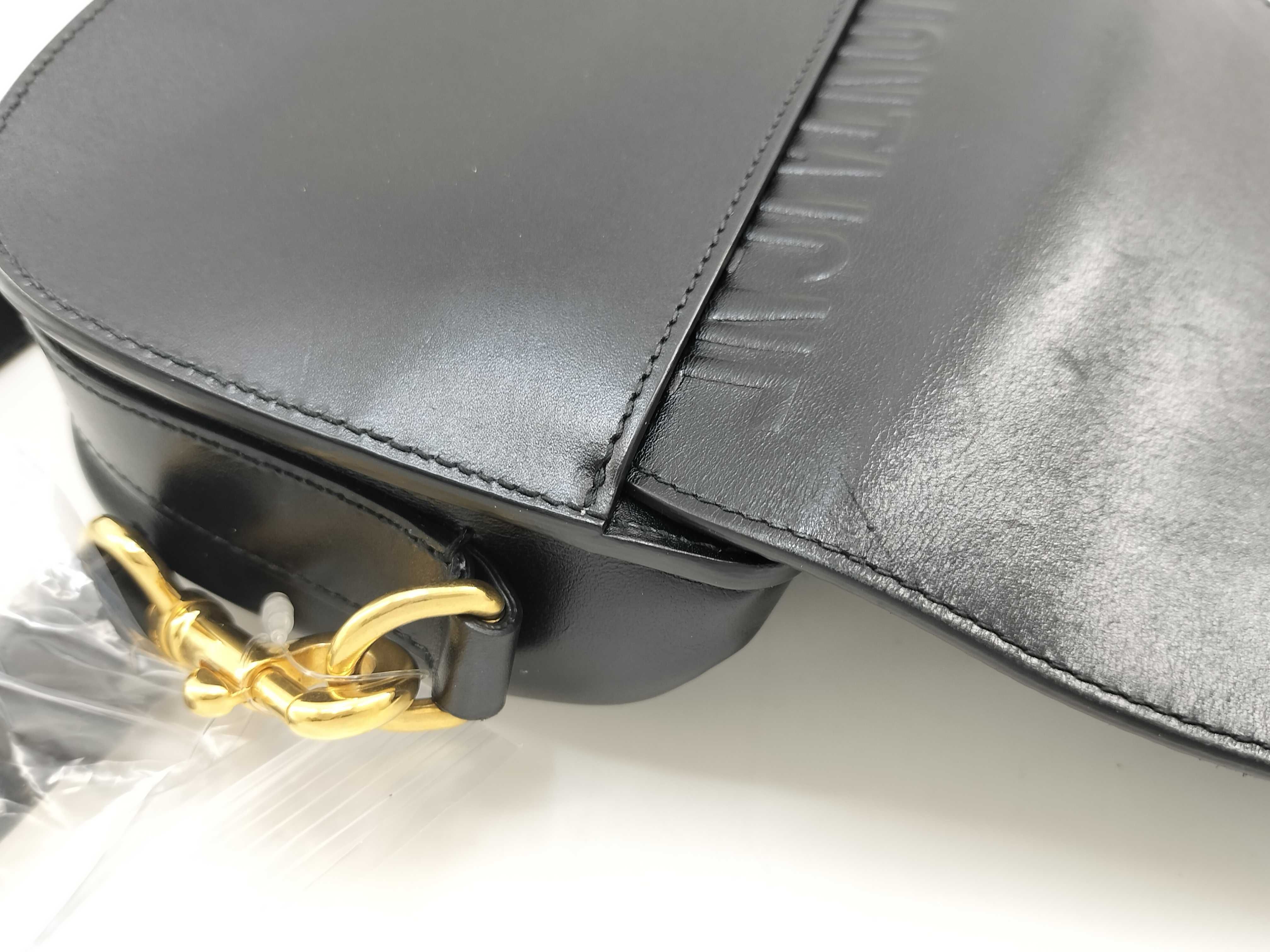 Bobby Small Leather Shoulder Bag, Black — view 13