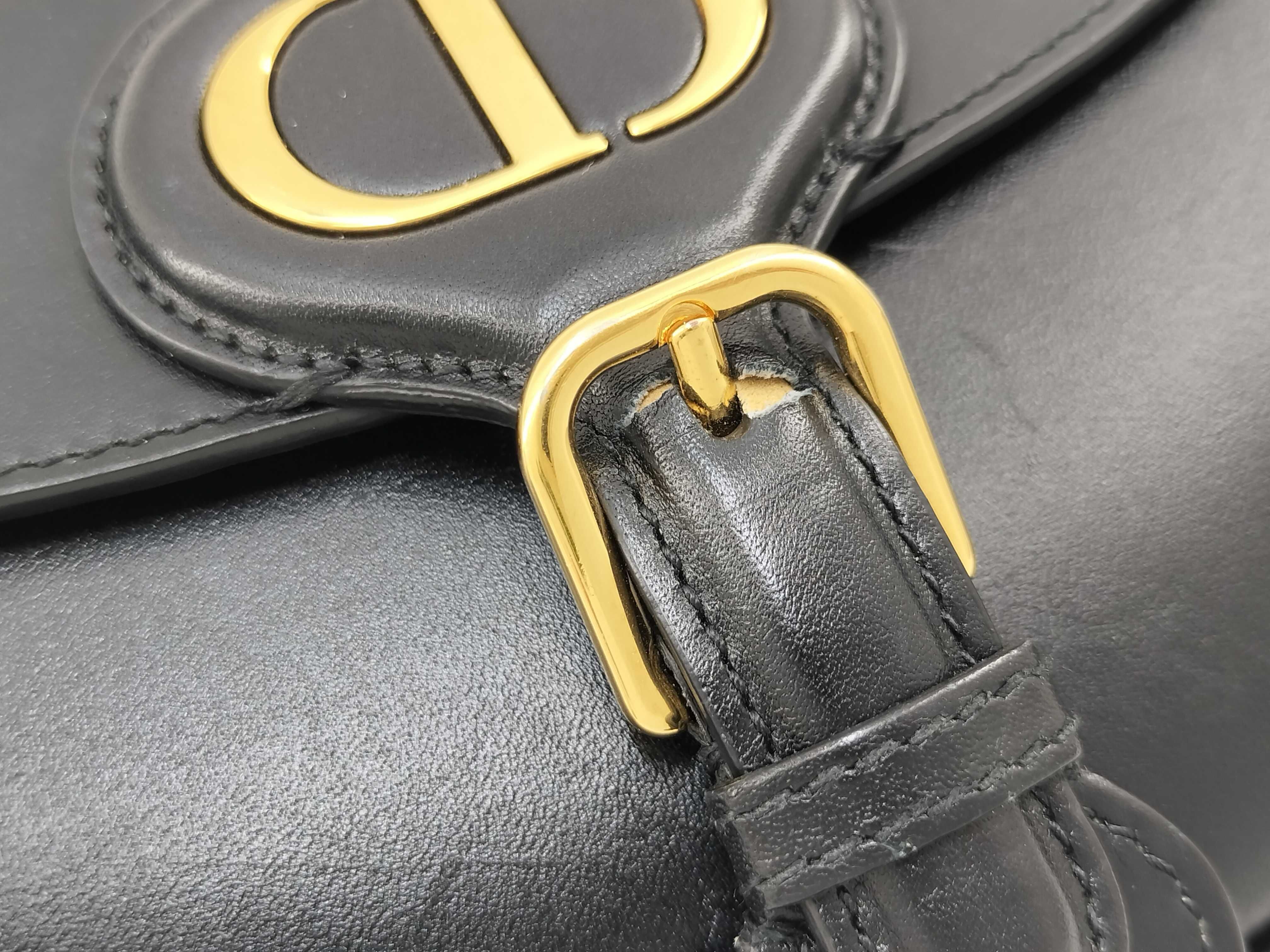 Bobby Small Leather Shoulder Bag, Black — view 15