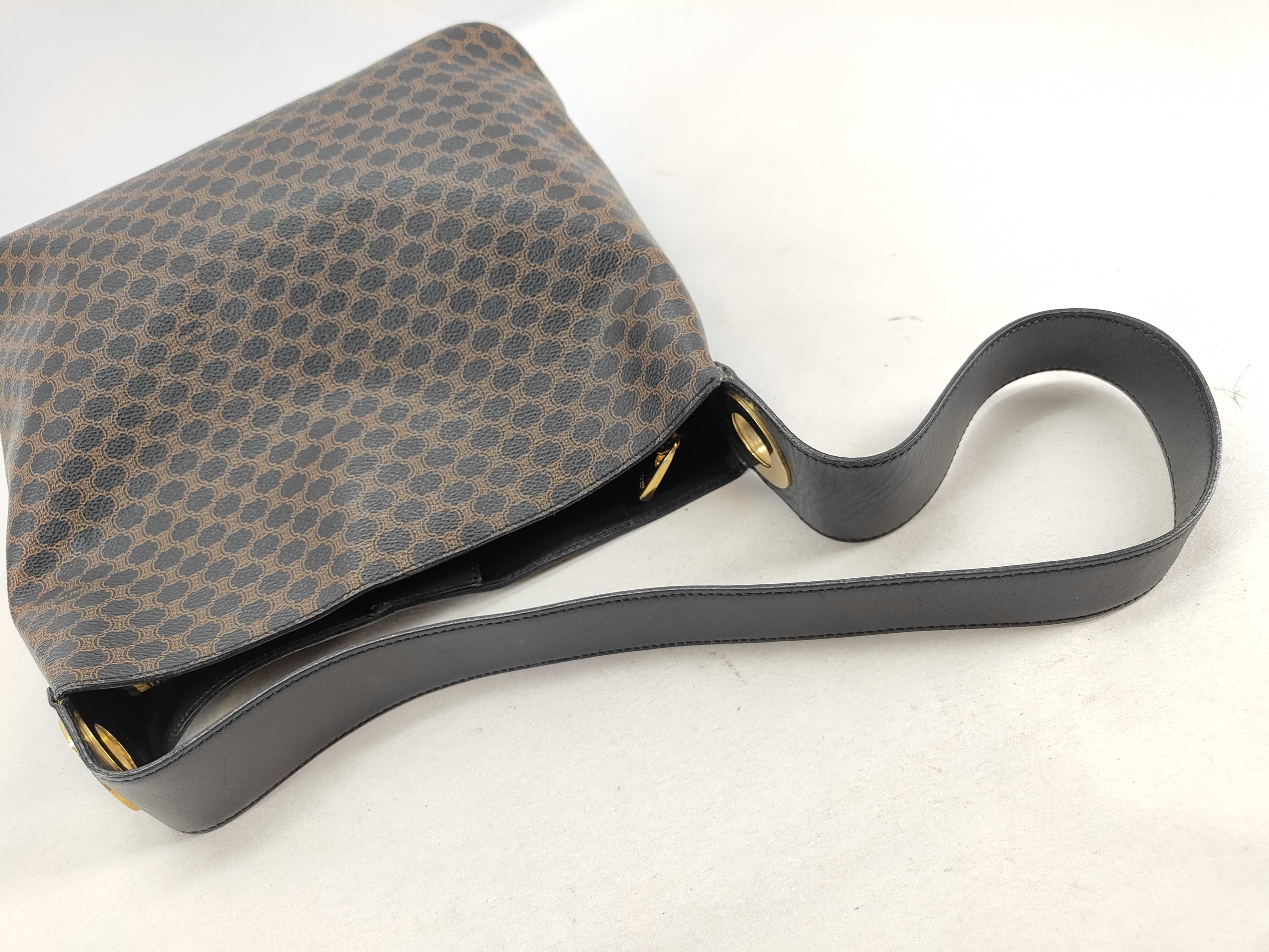 Black Macadam Circle Hardware One-Shoulder Bag — view 3