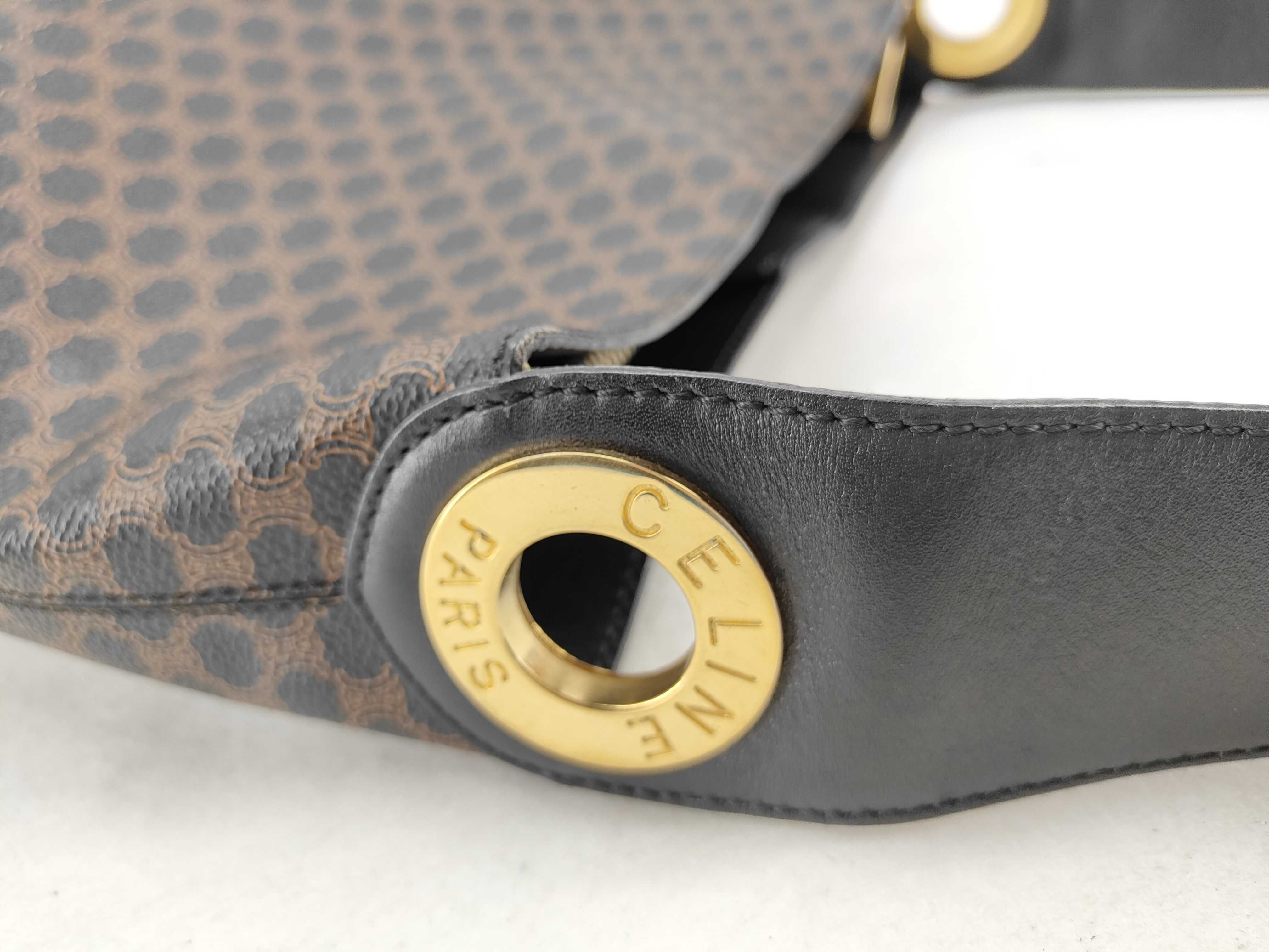 Black Macadam Circle Hardware One-Shoulder Bag — view 5