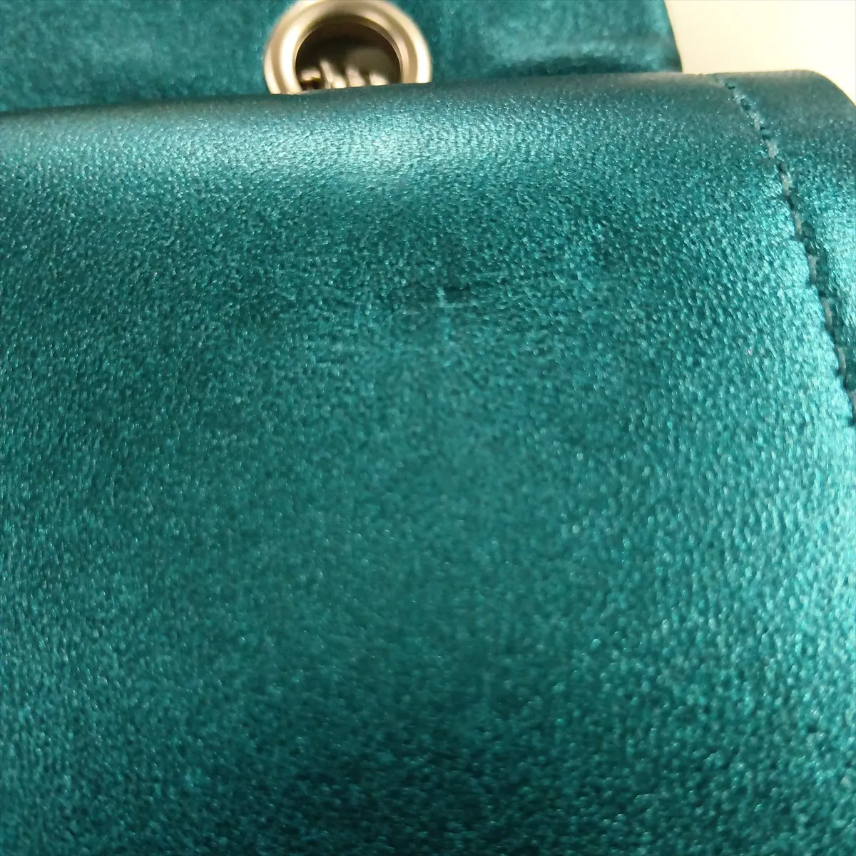 Matelassé 2.55 Large Leather Double Flap Double Chain Bag, Blue, Silver Hardware, 12717423, Serial Number 12, A37587 — view 14