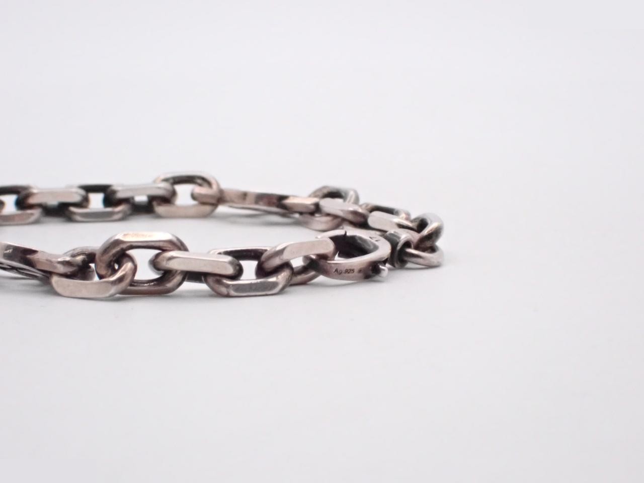 Silver bracelet, 925 sterling silver, 17.9g, wrist circumference approximately 17cm — view 3