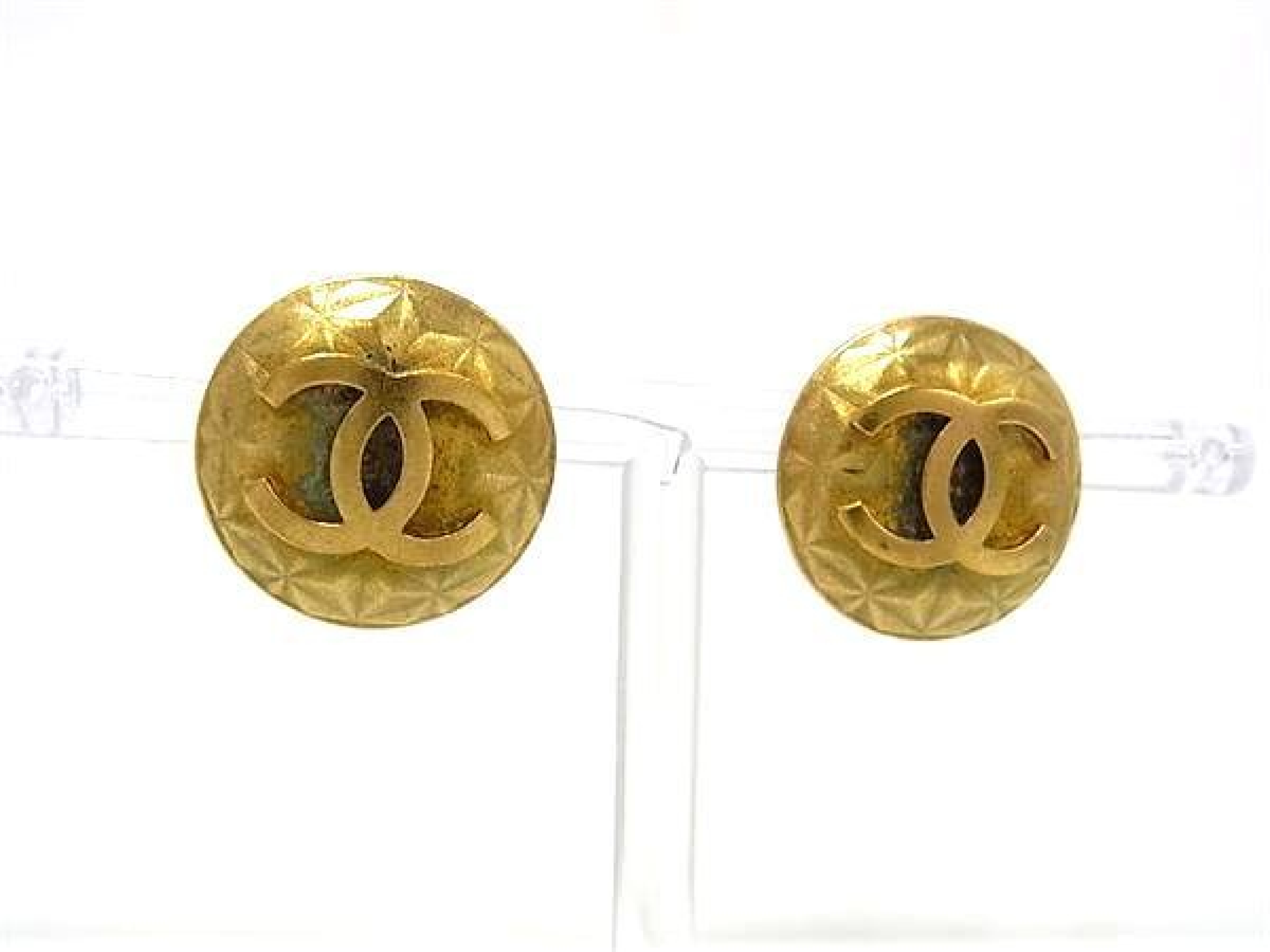 Coco Mark 95P Clip-on Earrings, Gold Tone, Women's Accessory, FY4011 Earrings