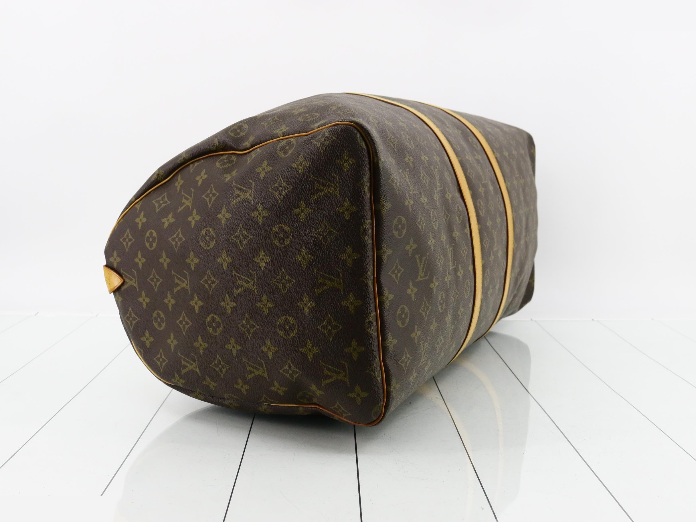 M41412 Keepall Bandoulière 60 Boston Bag, Monogram, Brown — view 5