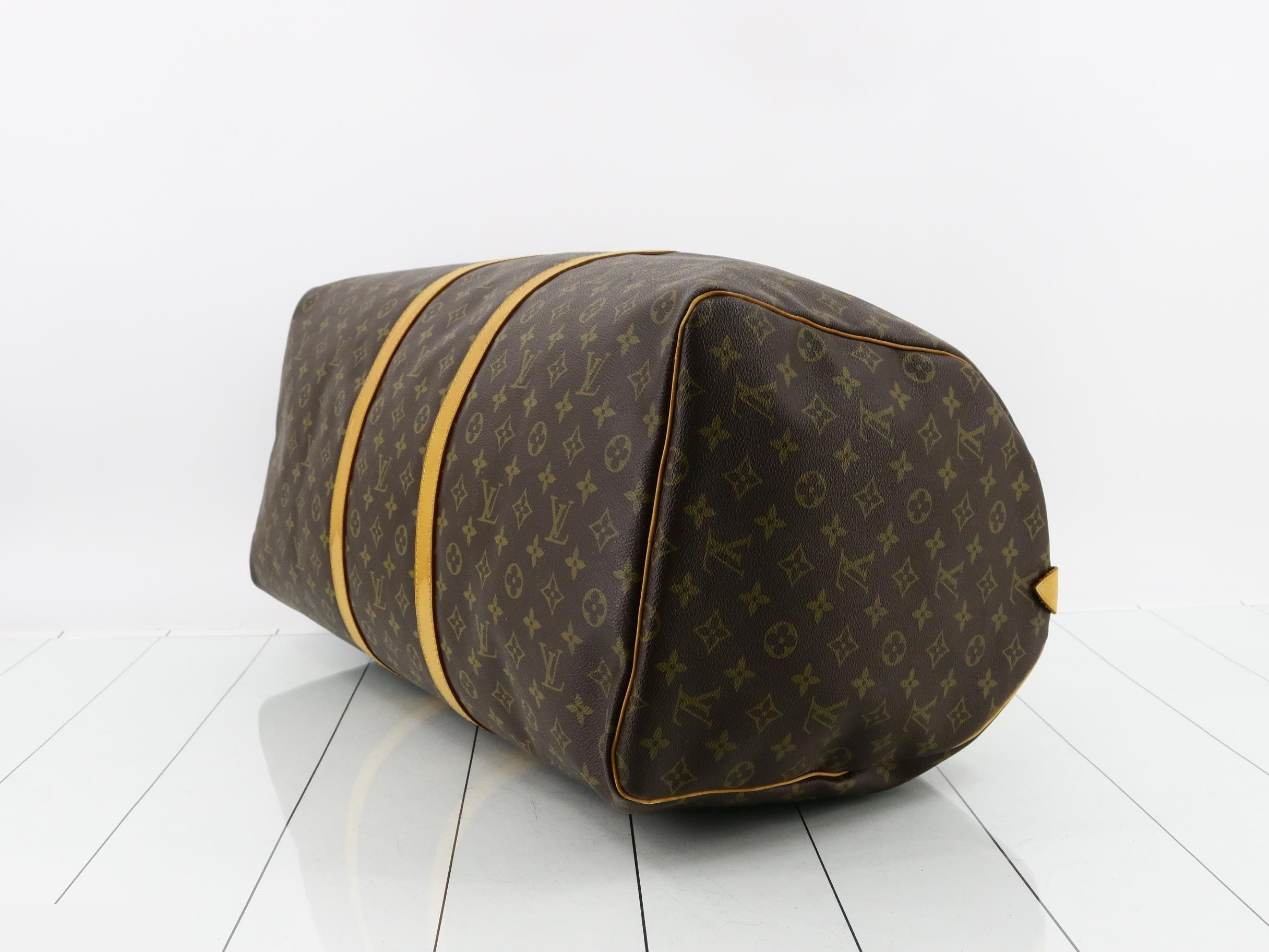 M41412 Keepall Bandoulière 60 Boston Bag, Monogram, Brown — view 6