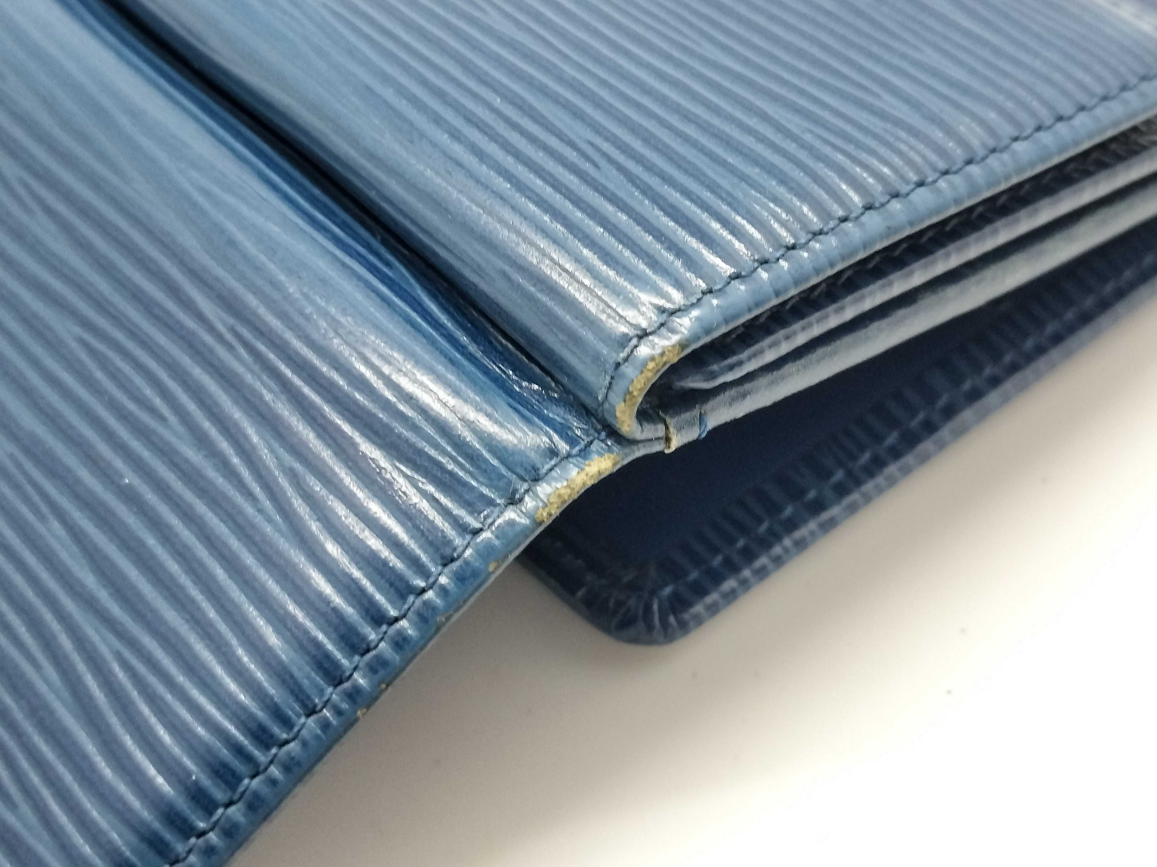Epi Leather Wallet with Double Snap Closure — view 13