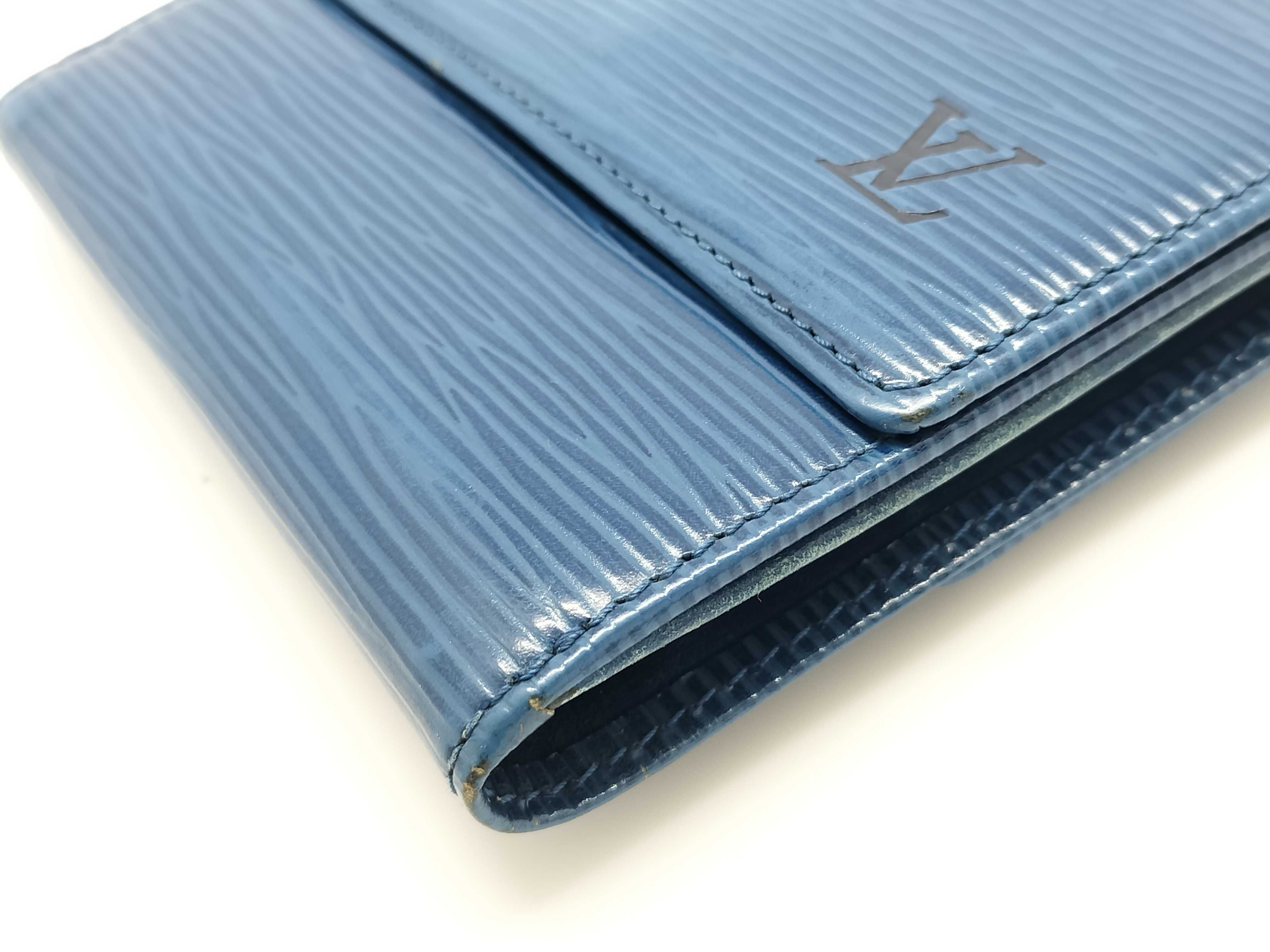 Epi Leather Wallet with Double Snap Closure — view 14
